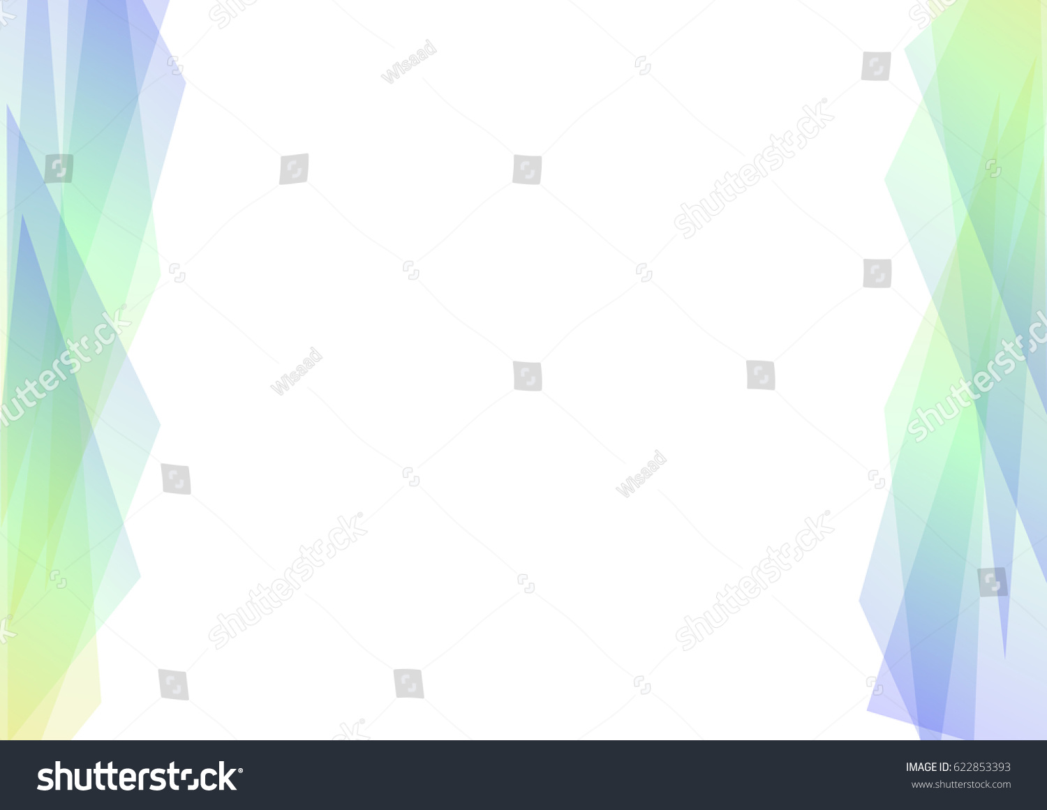 Blue Green Geometric Spectrum Abstract Background Stock Vector Royalty