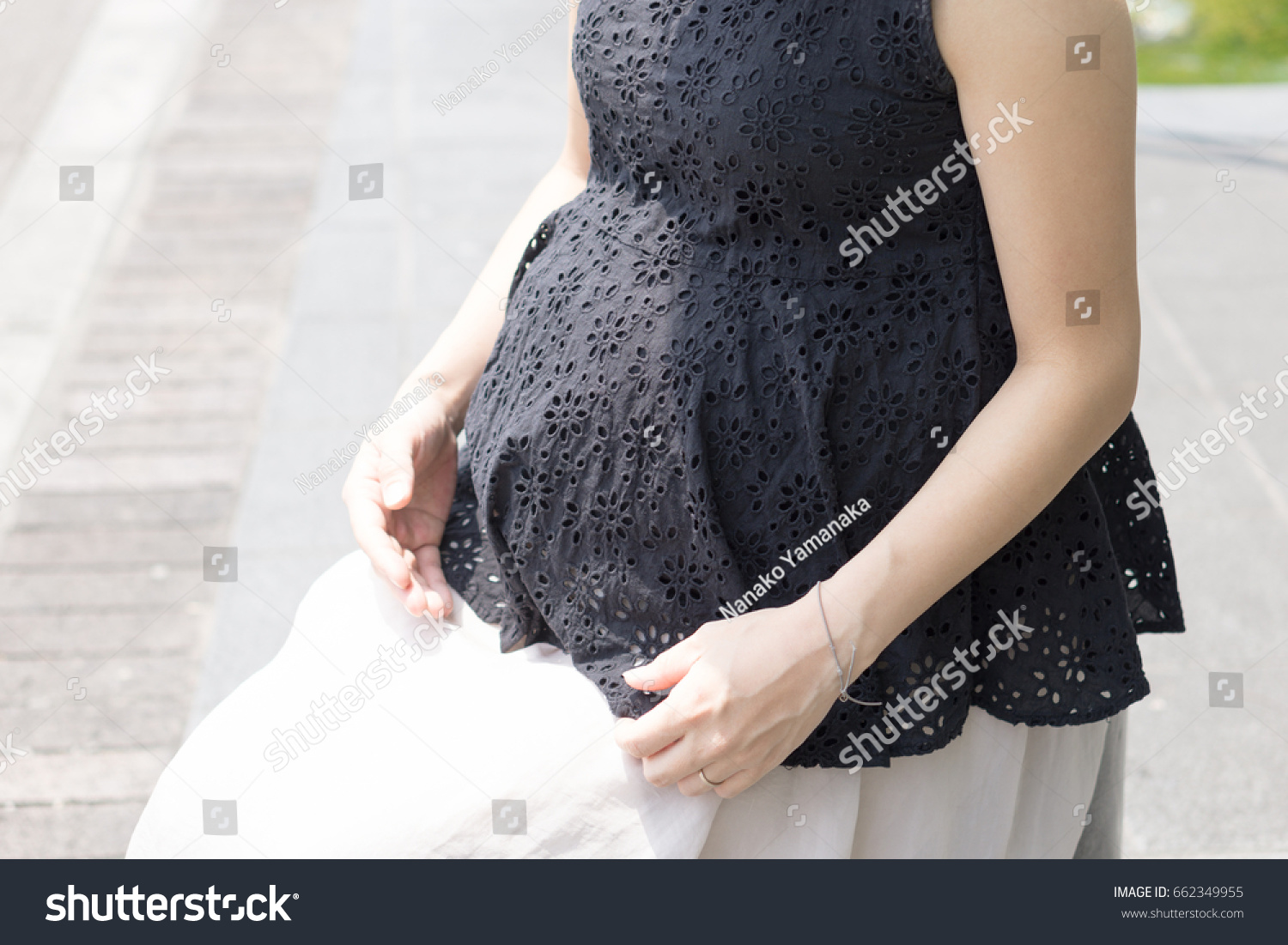 Pregnant Japanese Women Stock Photo Shutterstock