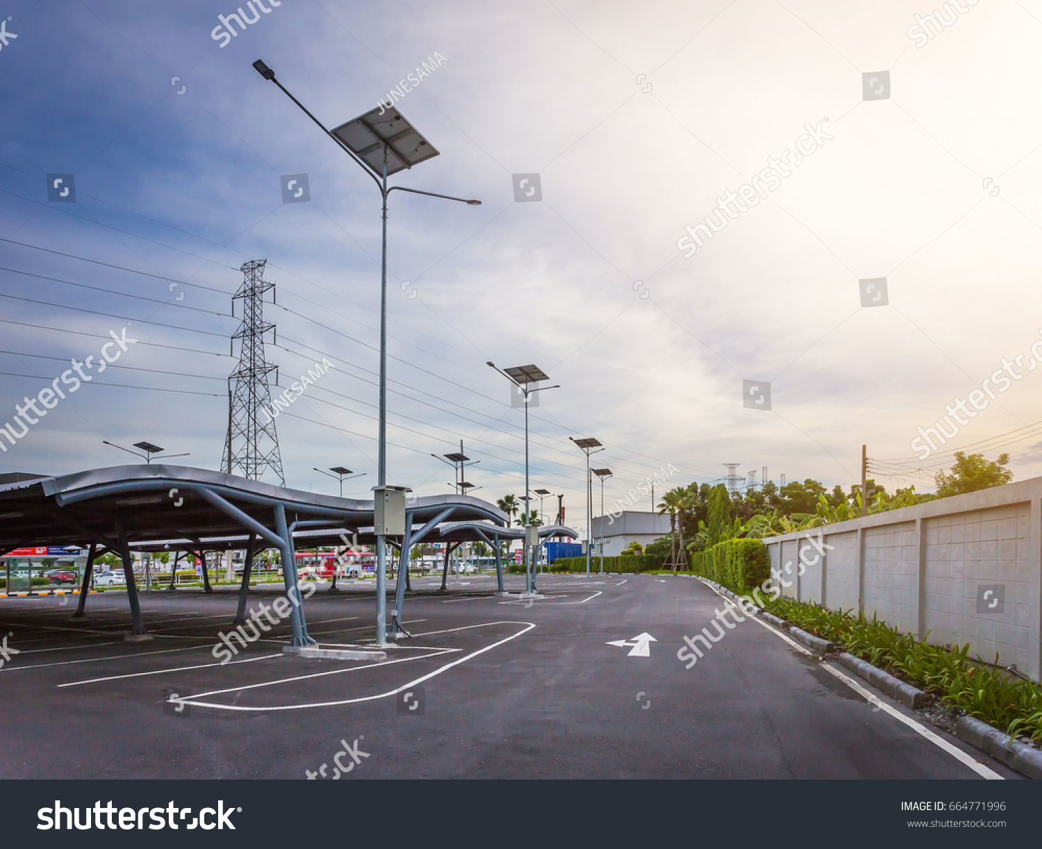 Street Lamp Post Solar Panel Energy Stock Photo Shutterstock