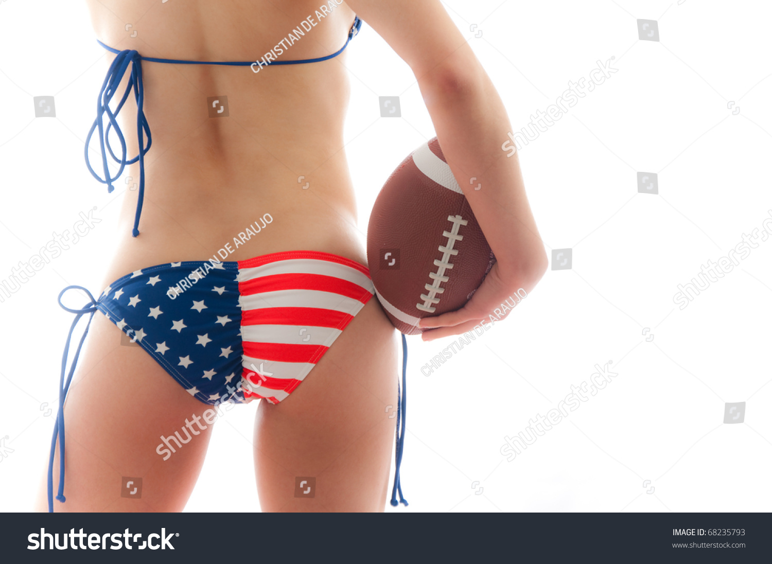 17 Women Cheerleaders String Bikini Stock Photos Images Photography