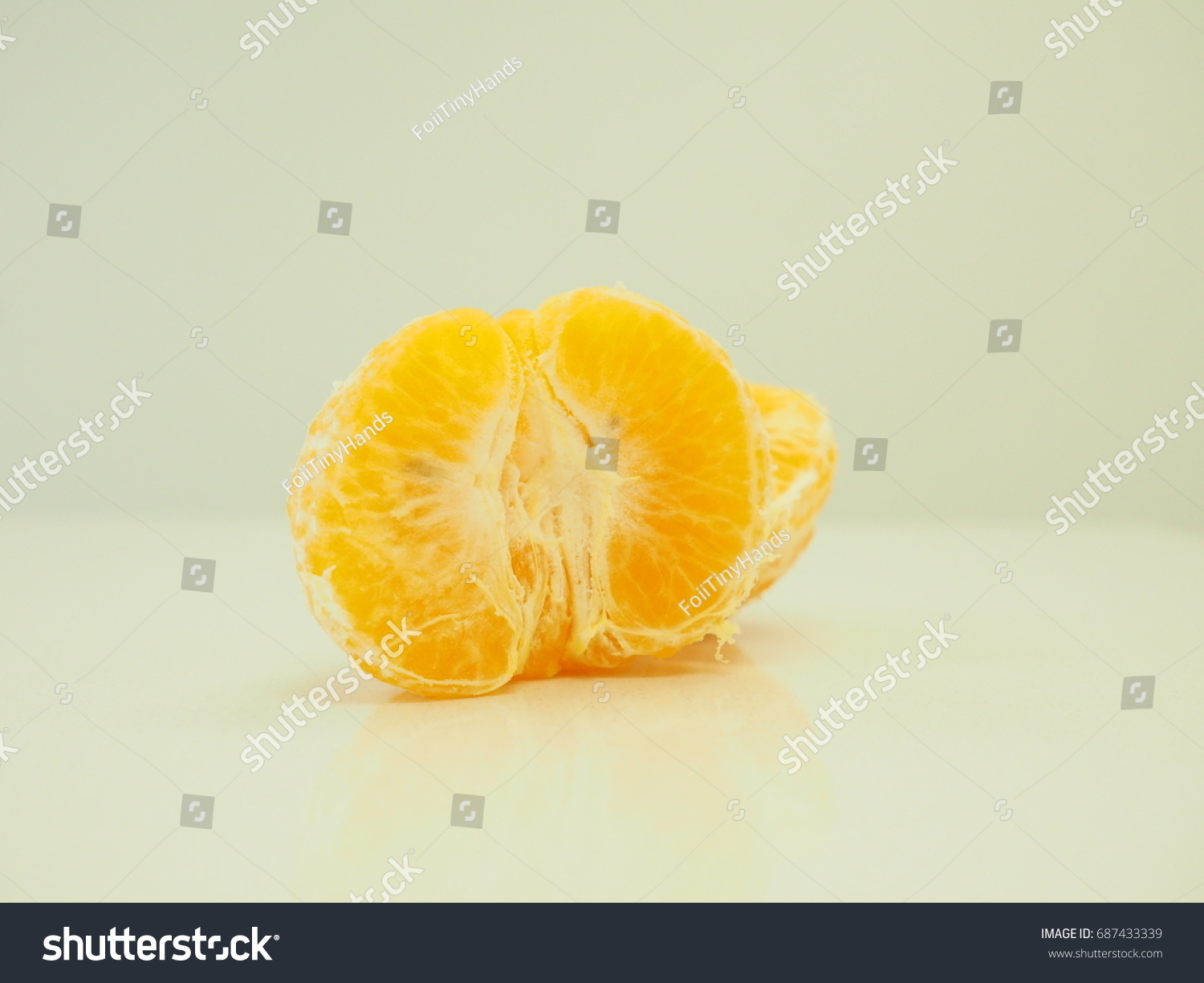 Naked Mandarin Stock Photo 687433339 Shutterstock