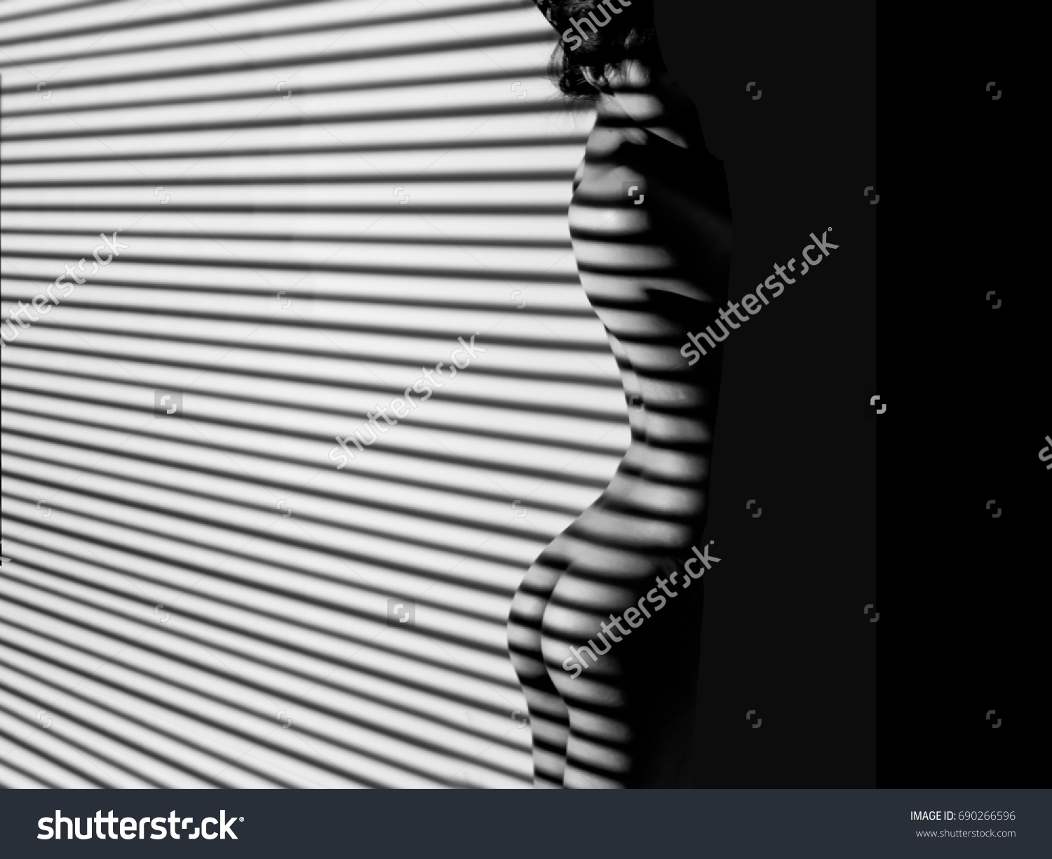 Nude Woman Sexy Artistic Black White Stock Photo Shutterstock