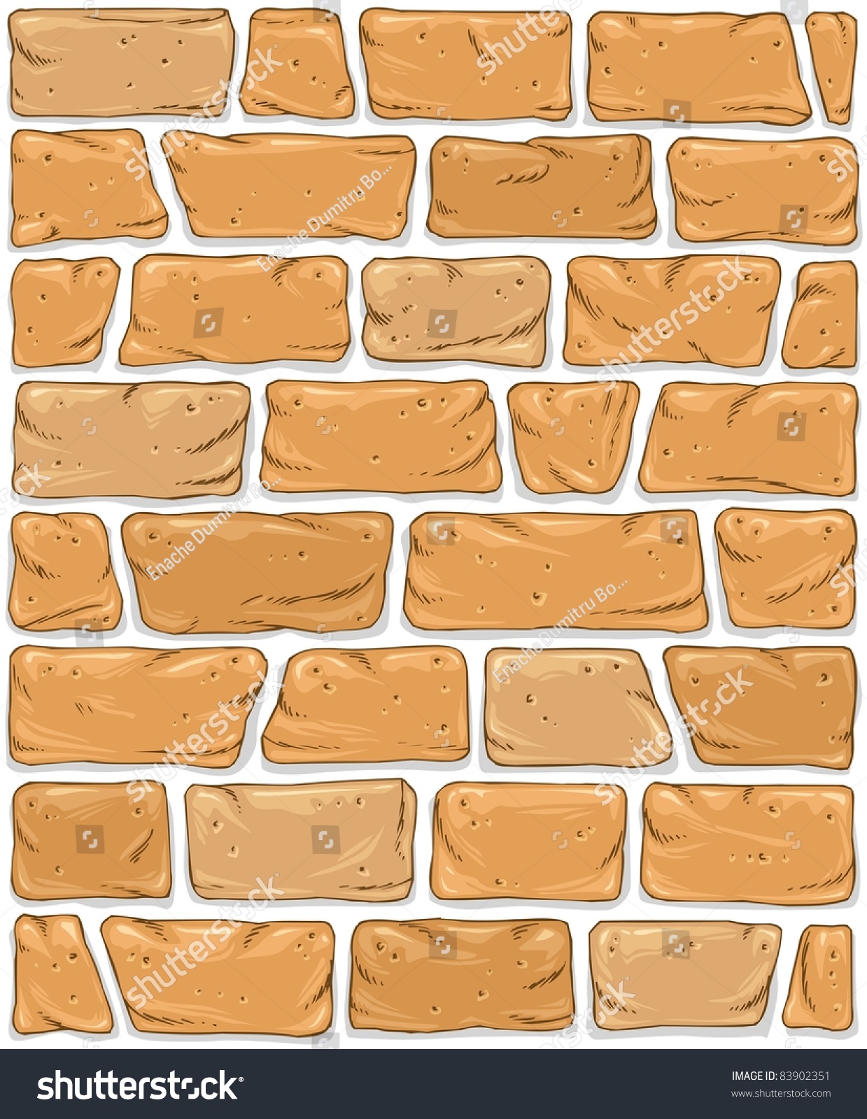 Brick Wall Background Stock Vector Royalty Free Shutterstock