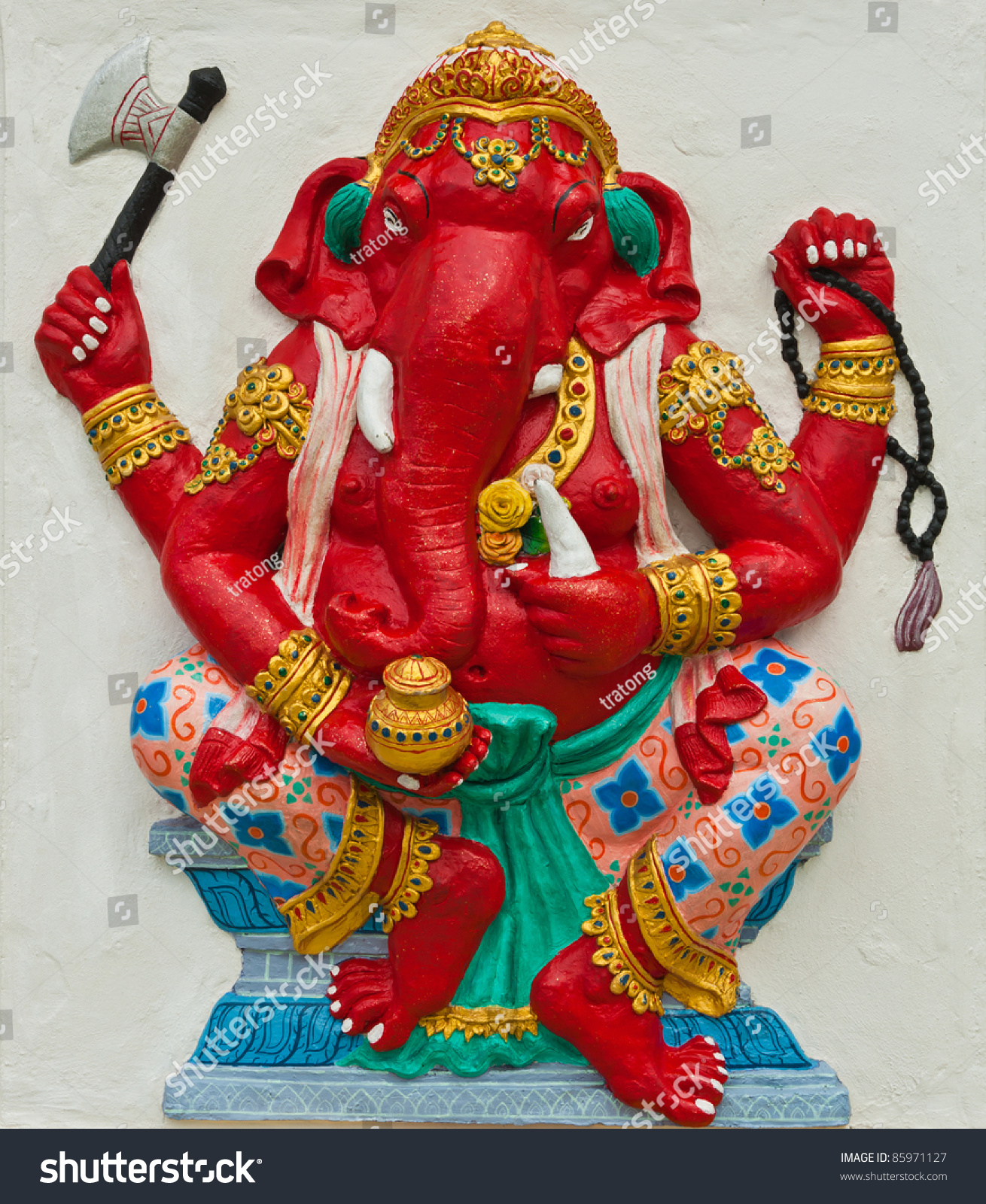 Indian Hindu God Named Dhundhi Ganapati Stock Photo Shutterstock