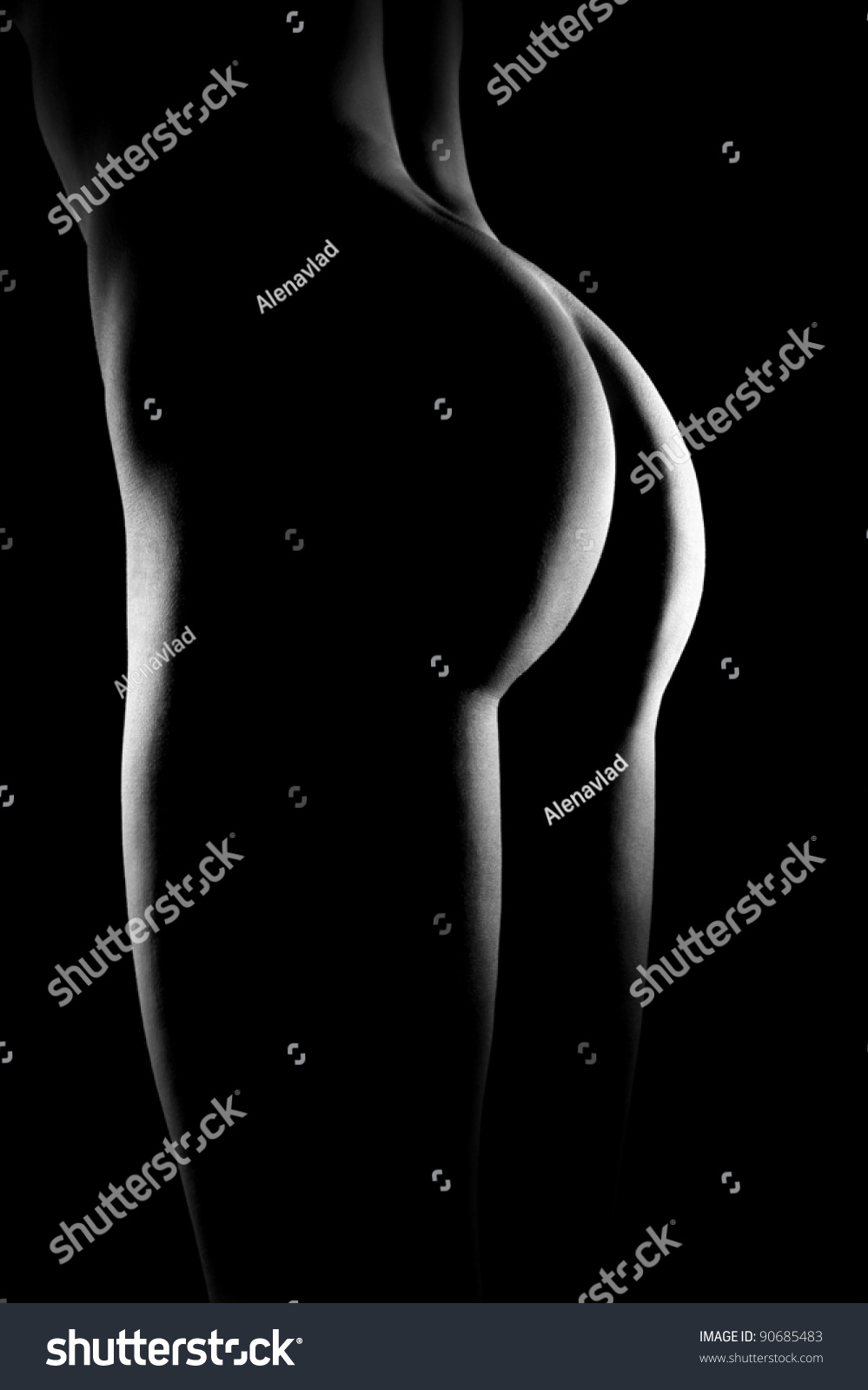 Sexy Body Nude Woman Buttocks Naked Stock Photo Shutterstock