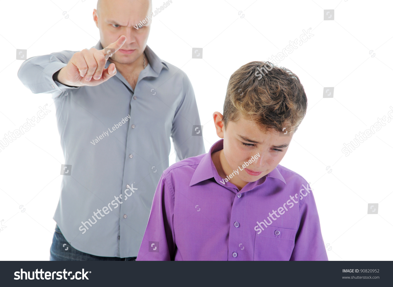 Father punishes son