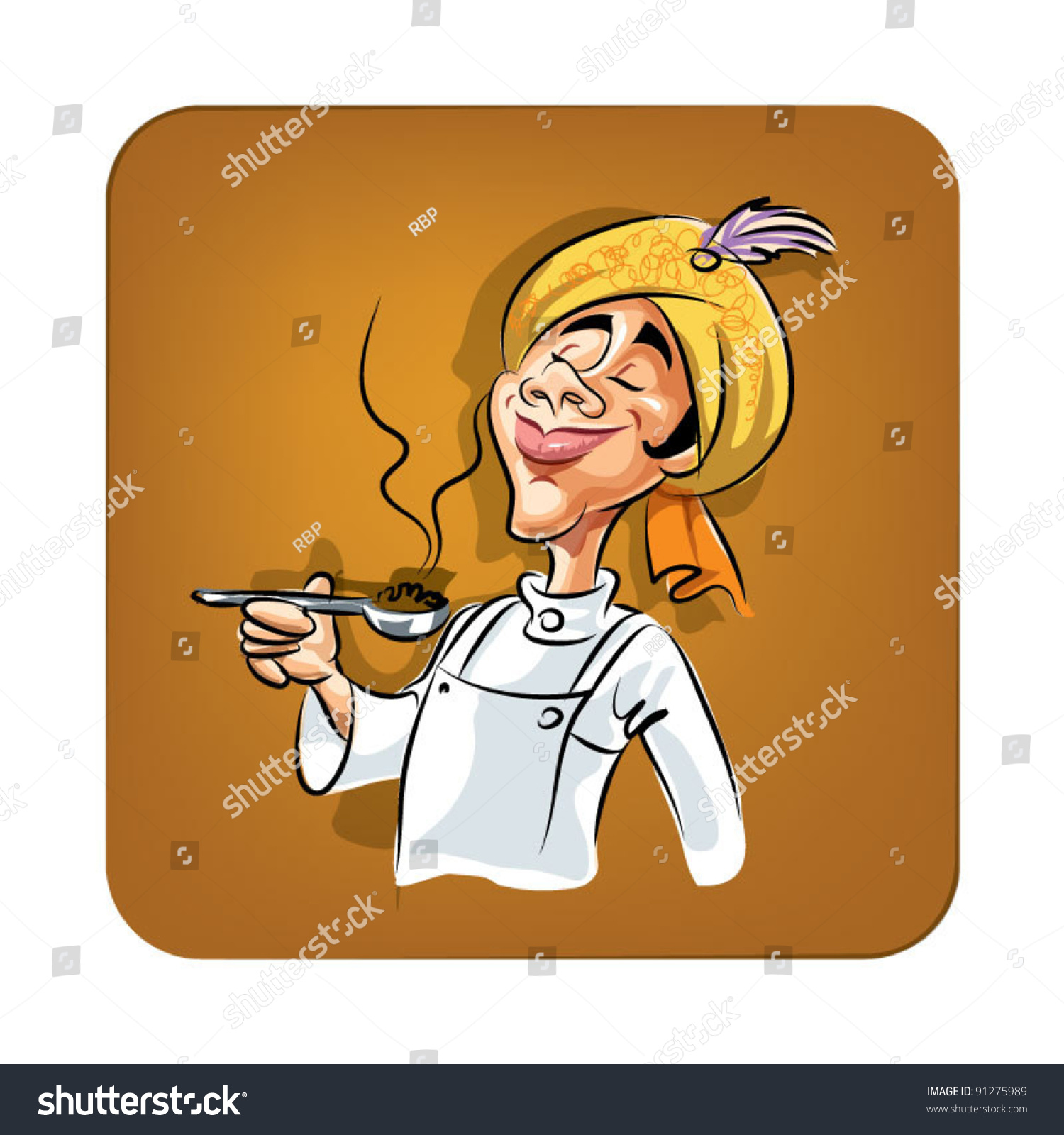 Indian Chef Stock Vector Royalty Free Shutterstock