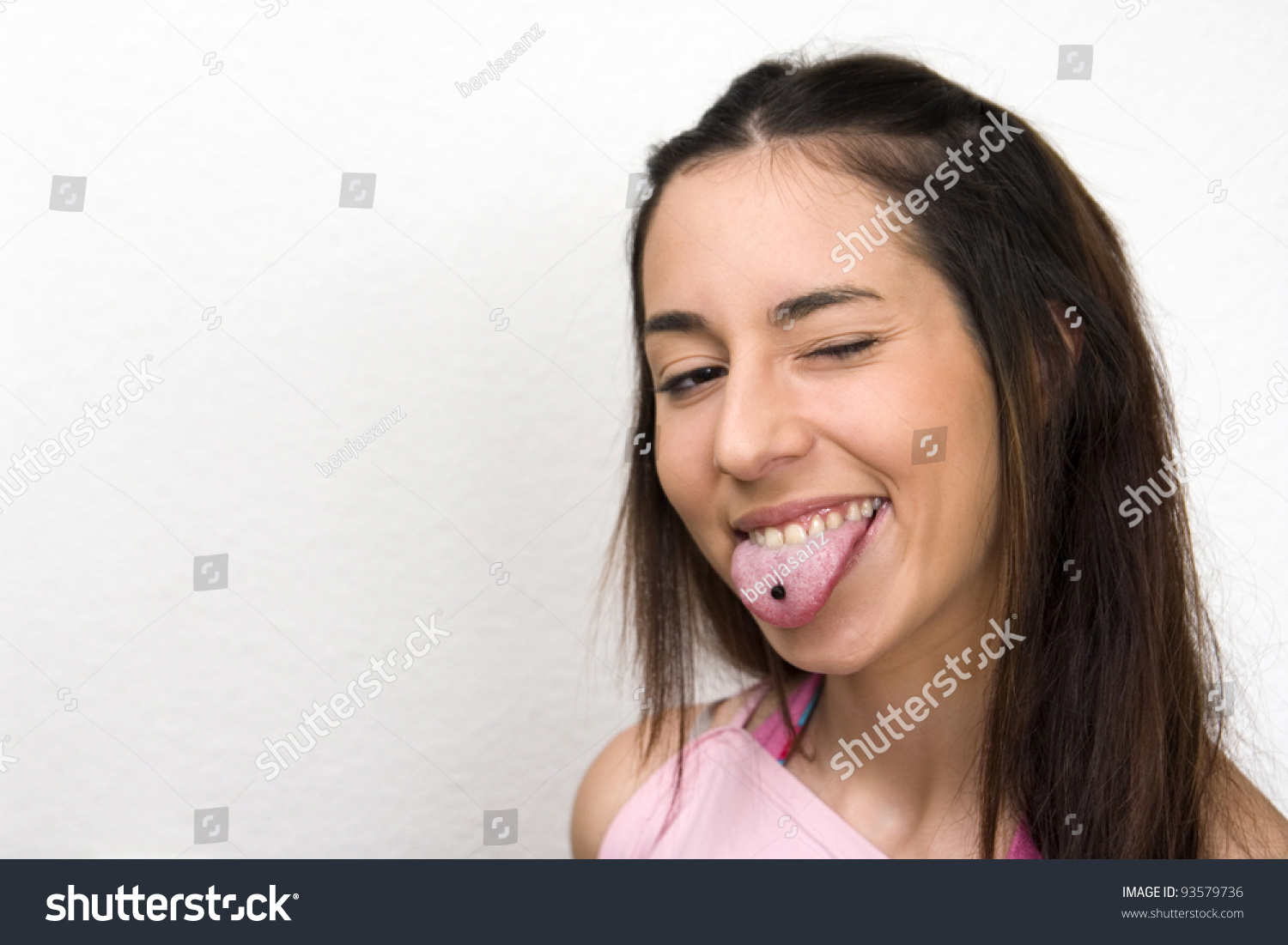 Girls sticking tongues out fan compilations