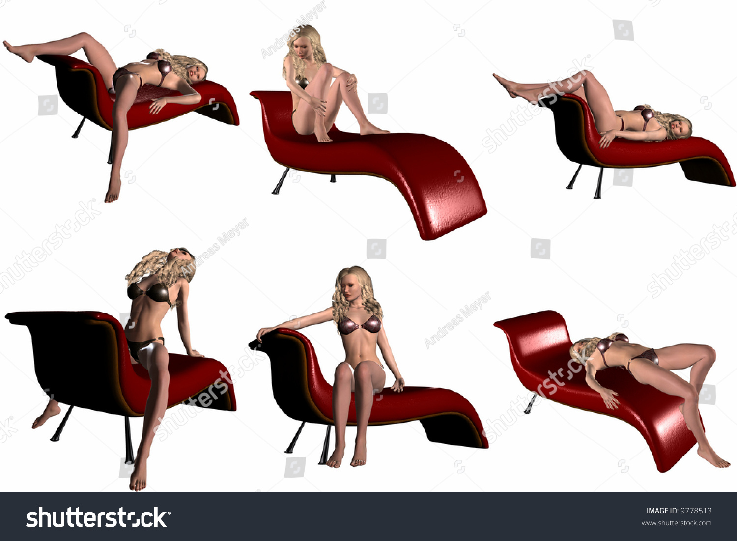 Сексуальные изгибы тела Carina на диванчиике