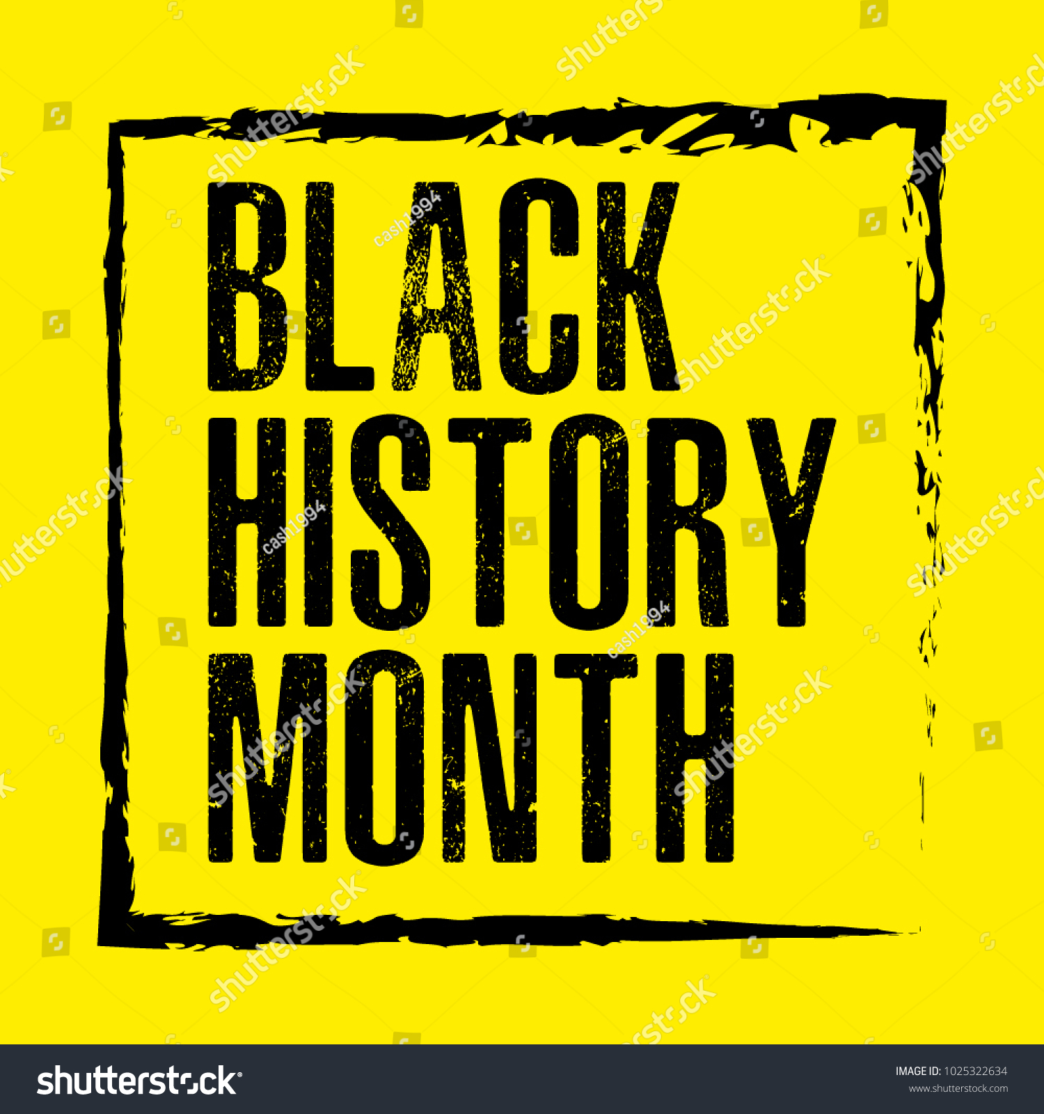 Black History Month Vector Template Design Royalty Free Stock Vector