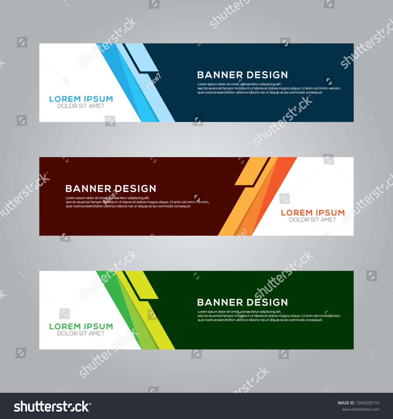 Abstract Modern Banner Background Design Vector Royalty Free Stock