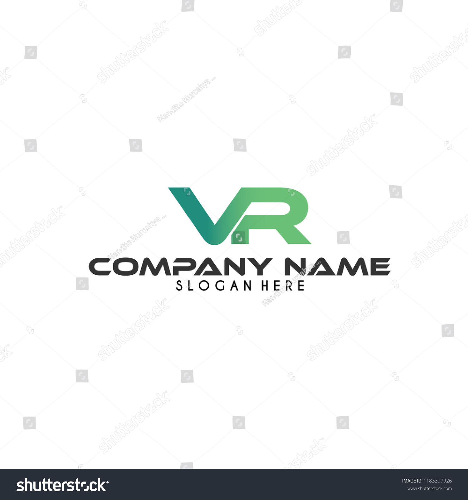 Letter Vr Logo Royalty Free Stock Vector Avopix