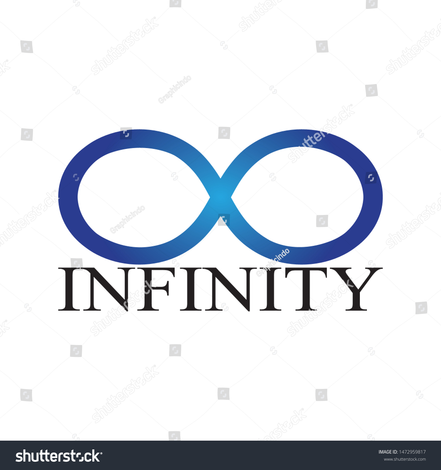 Infinity Logo And Symbol Template Icons Vector Royalty Free Stock