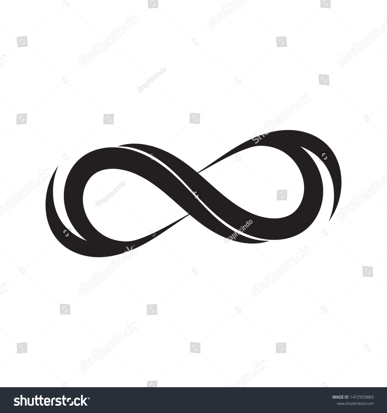 Infinity Logo And Symbol Template Icons Vector Royalty Free Stock