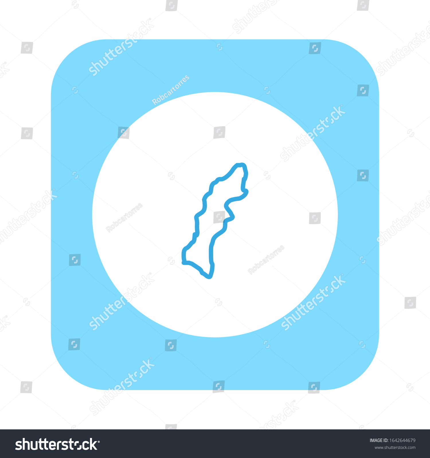 Map Of Mahakali Region In Nepal Royalty Free Stock Vector 1642644679