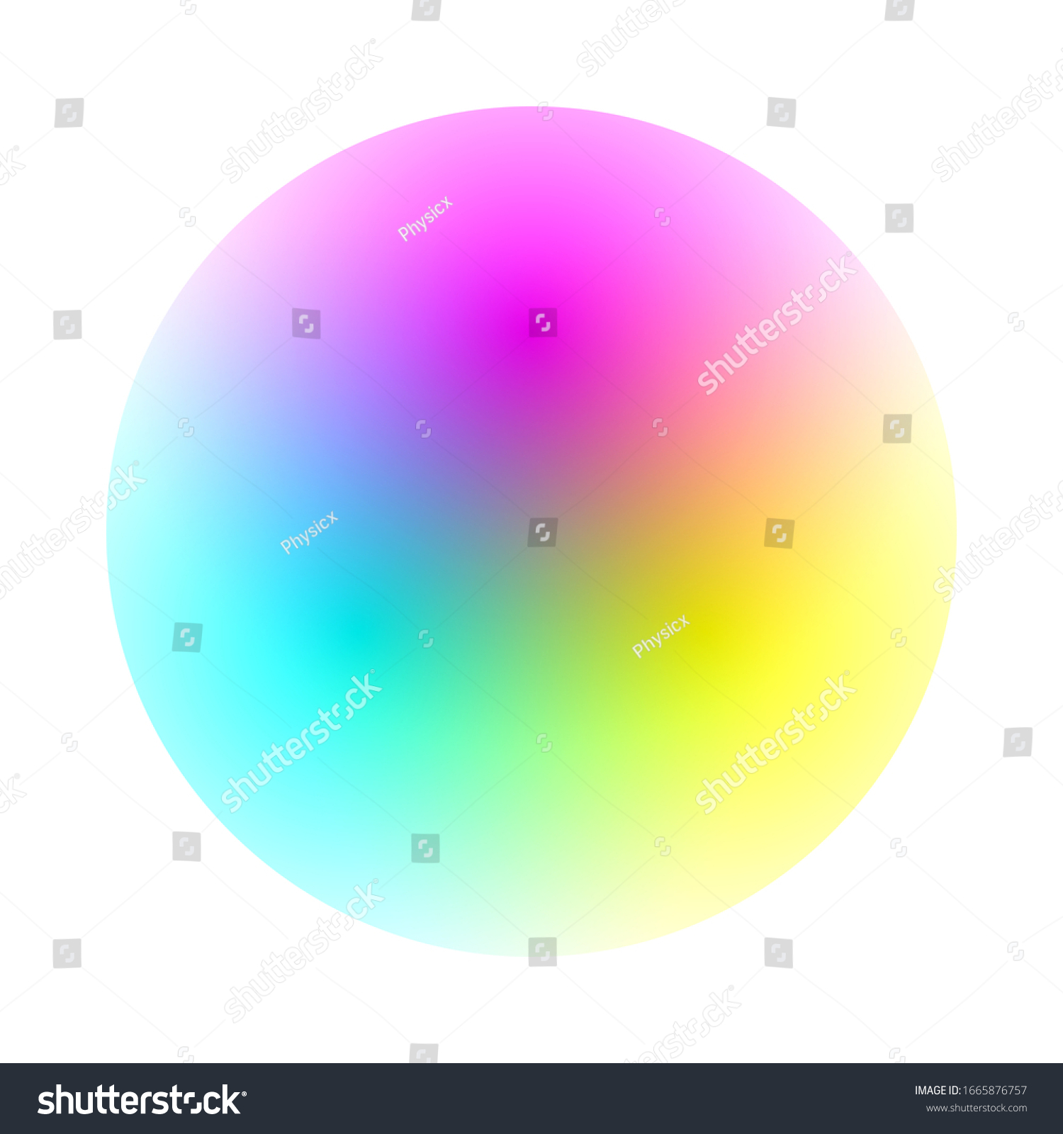 Color Wheel Palette Rgb Ryb Cymk System Royalty Free Stock Vector