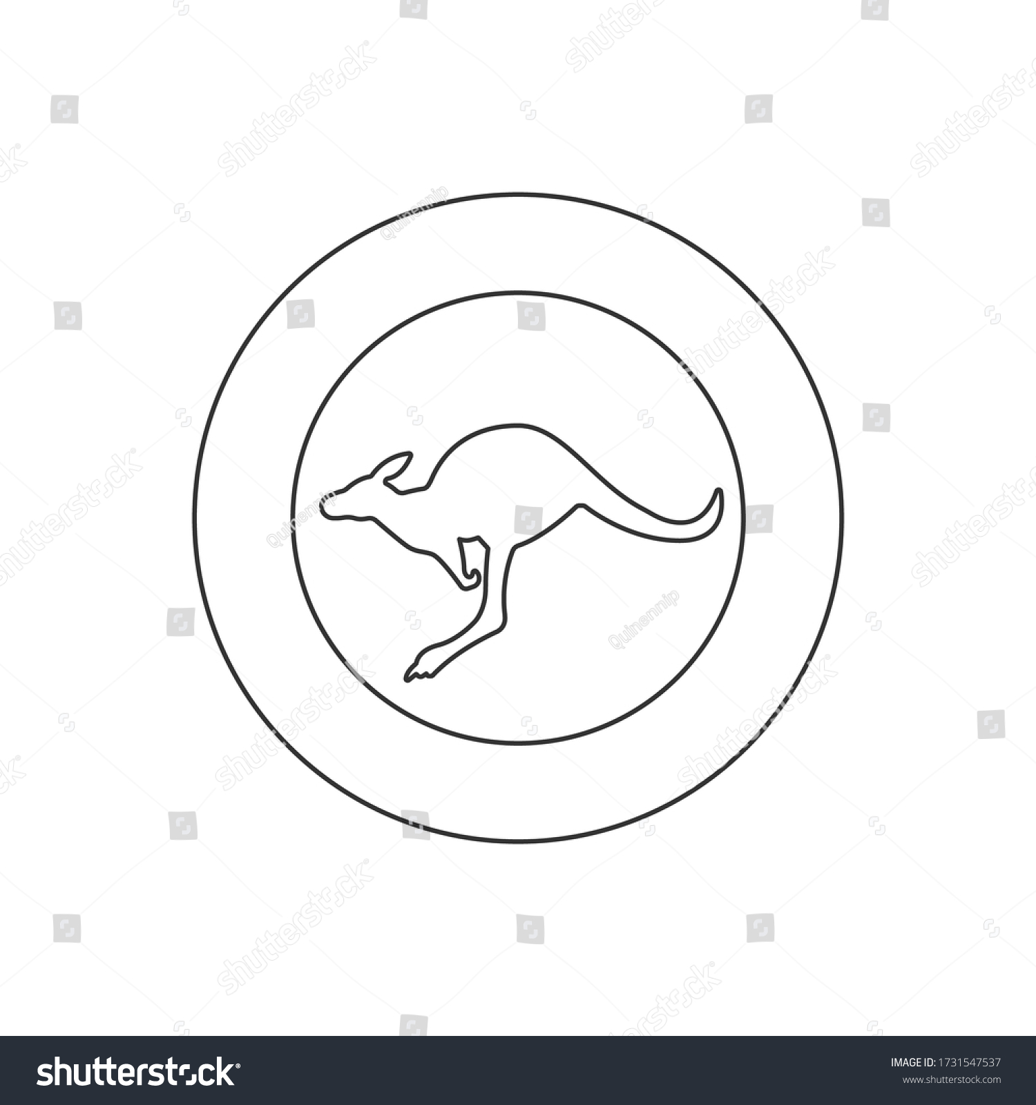 Australian Air Force Roundel Military Symbol Royalty Free Stock