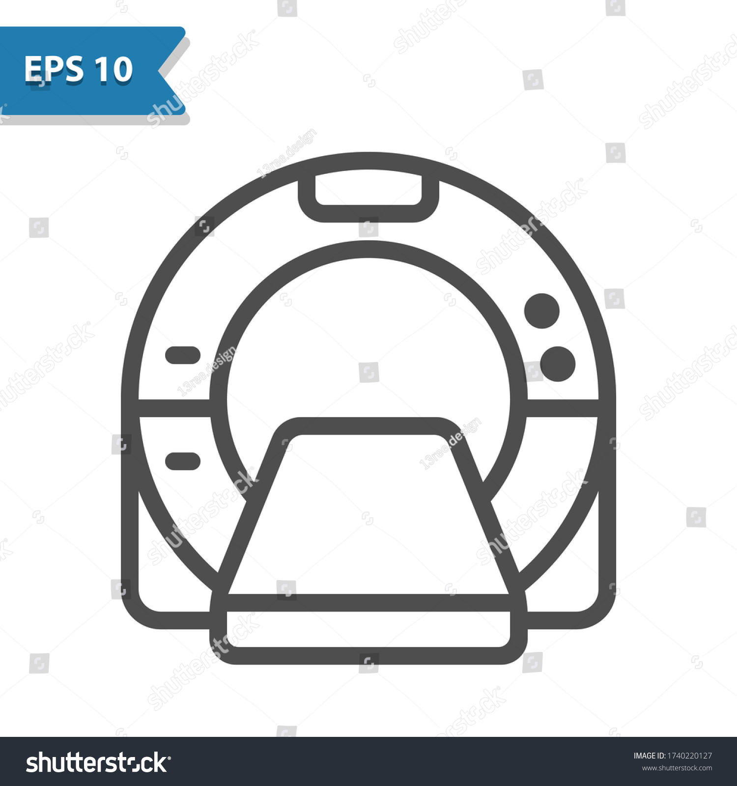 Mri Machine Icon Professional Pixel Perfect Royalty Free Stock