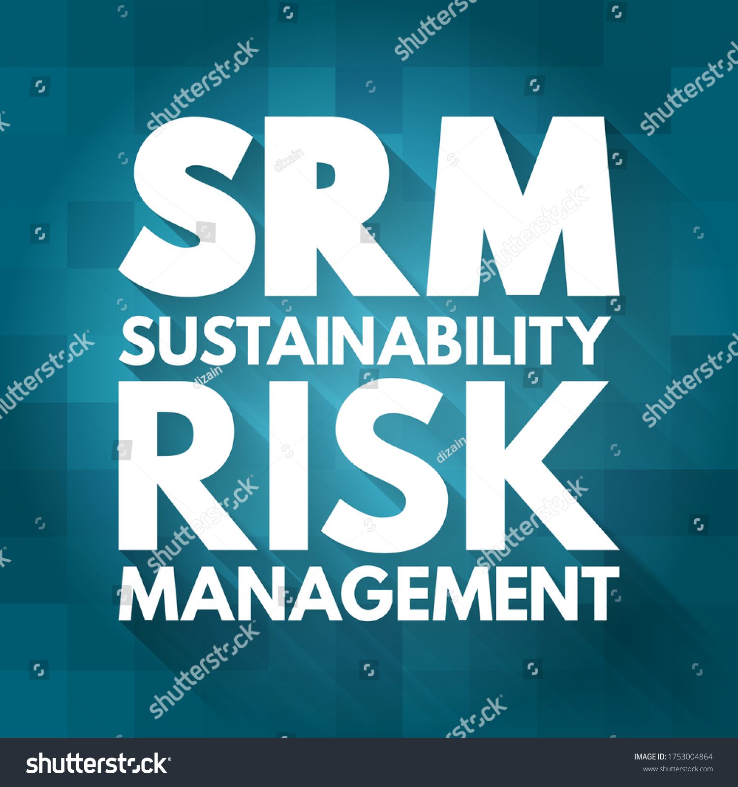 Srm Sustainability Risk Management Business Royalty Free Stock