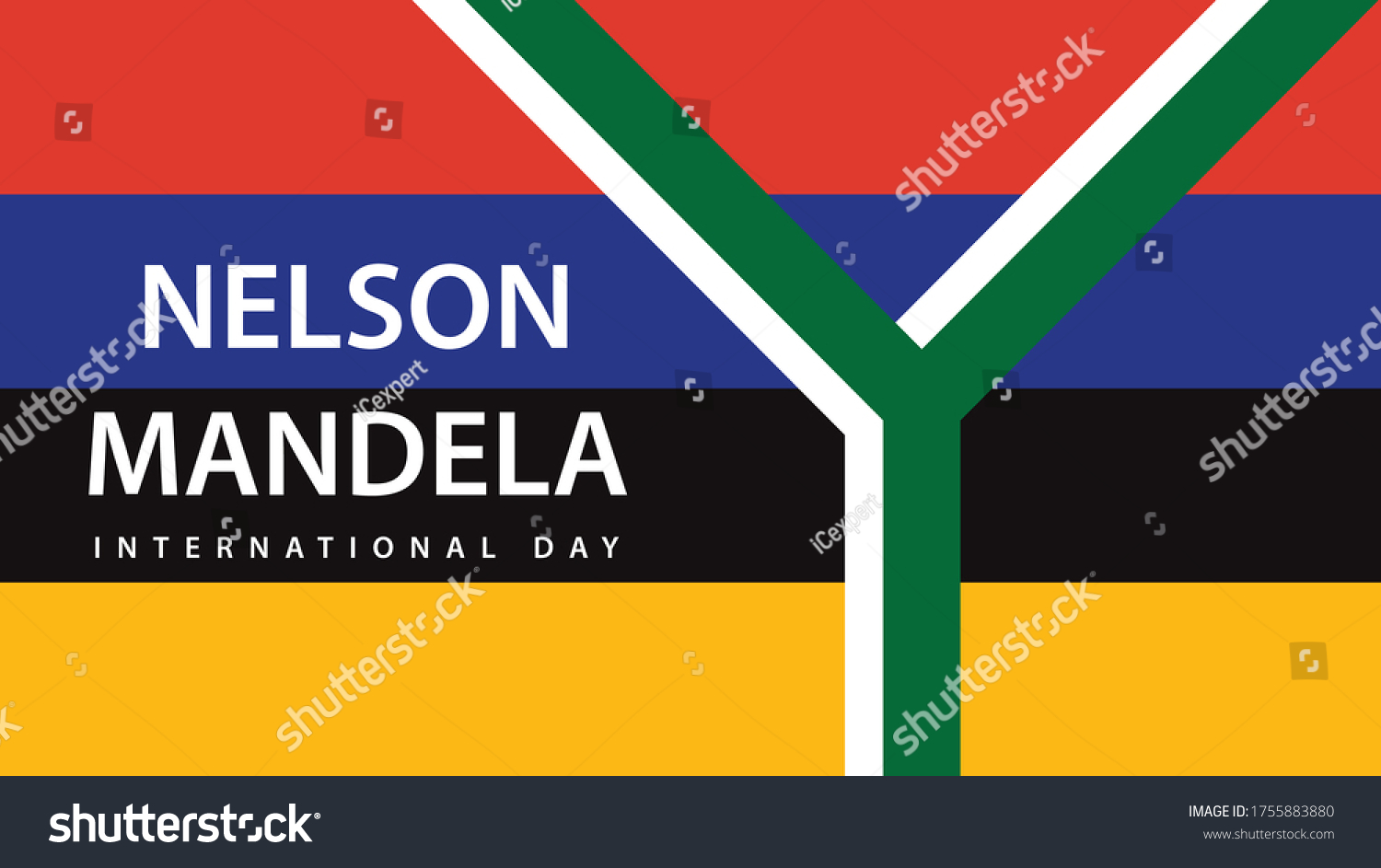 Nelson Mandela International Day Vector Royalty Free Stock Vector