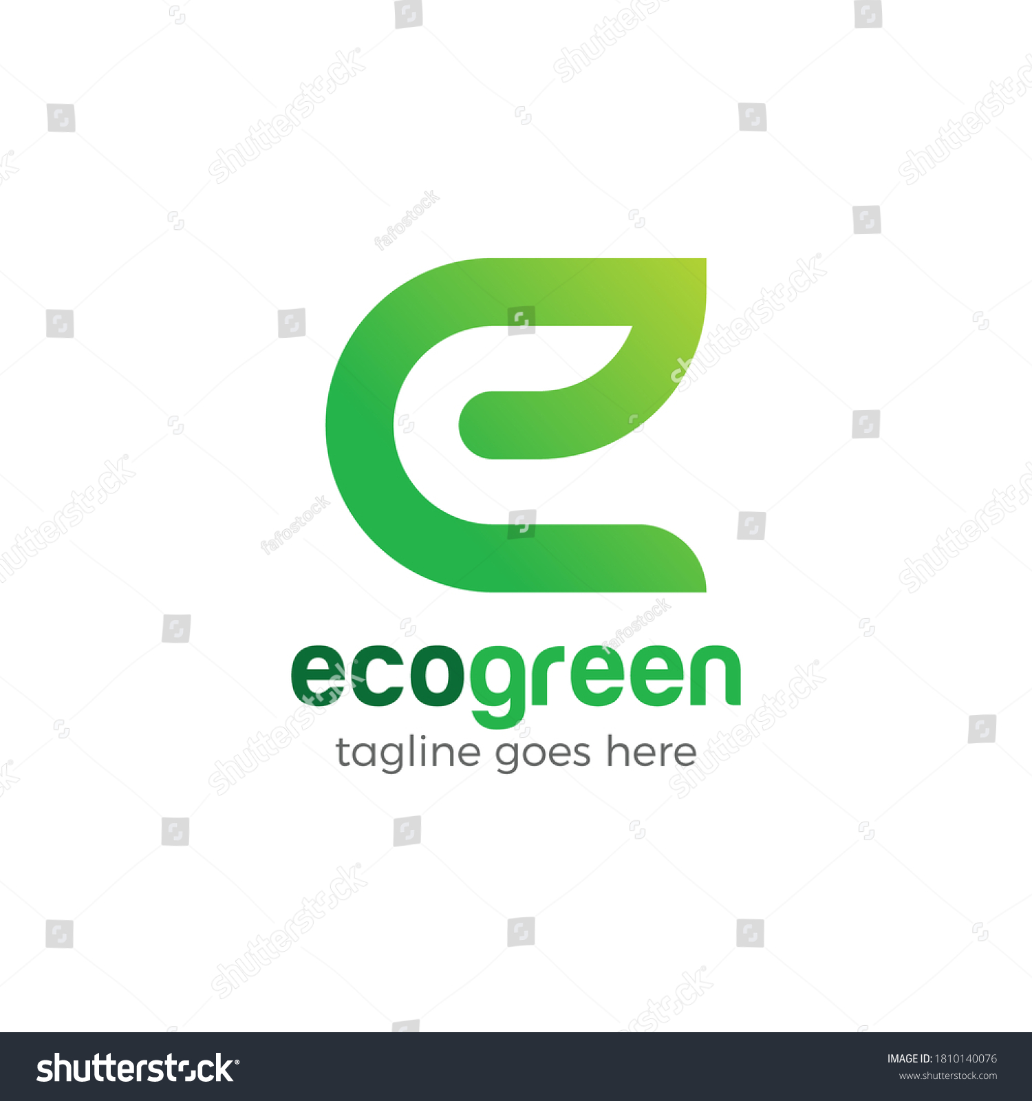 Initial E Letter Logo Vector Design Royalty Free Stock Vector