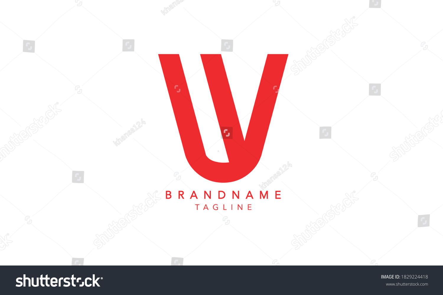 Alphabet Letters Initials Monogram Logo Yv Vy Royalty Free Stock