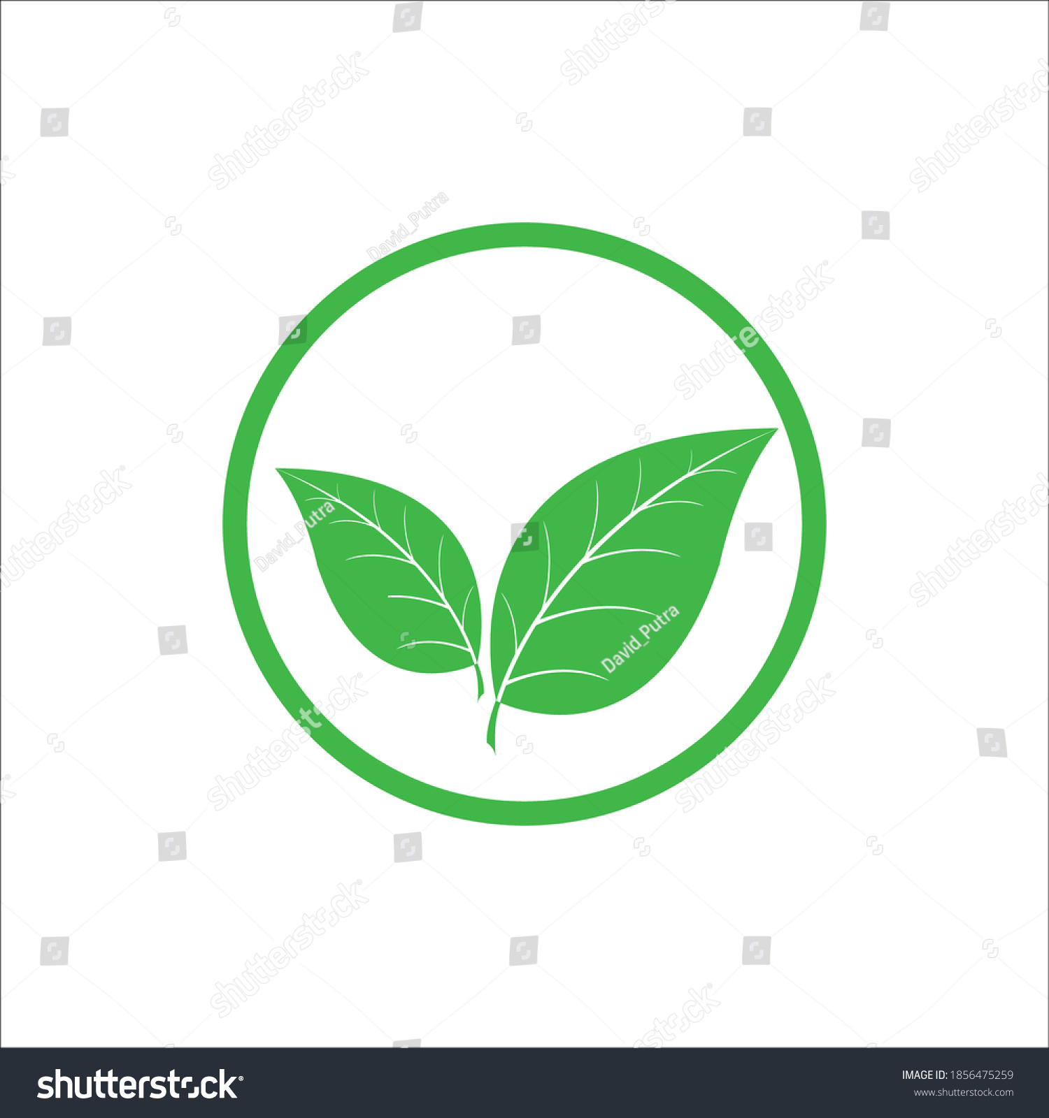 Greenleaf Logo Vector Design Template Royalty Free Stock Vector