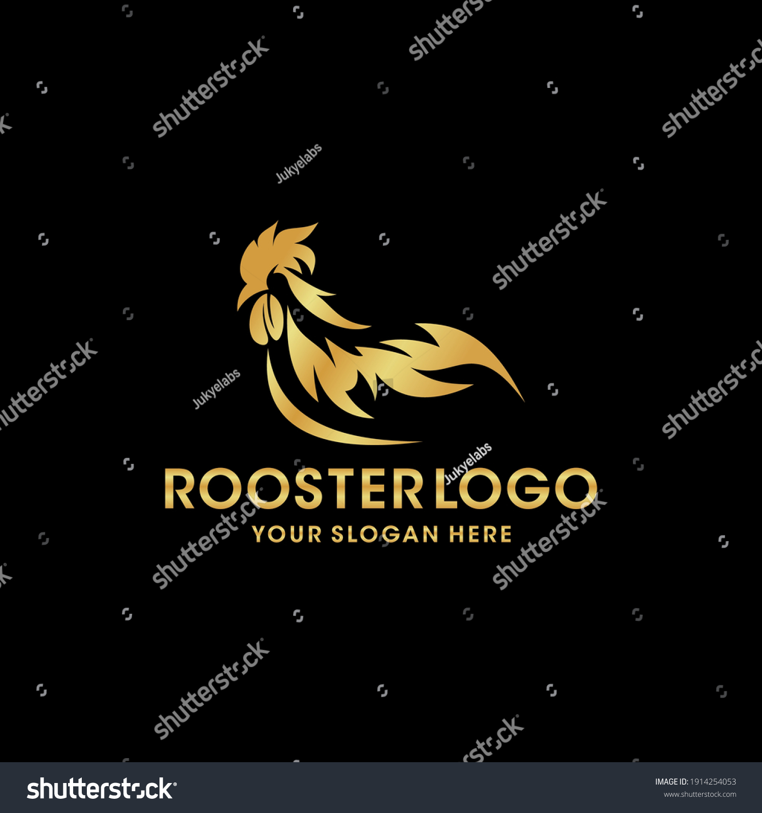 Rooster Logo Designs Template Chicken Head Logo Royalty Free Stock