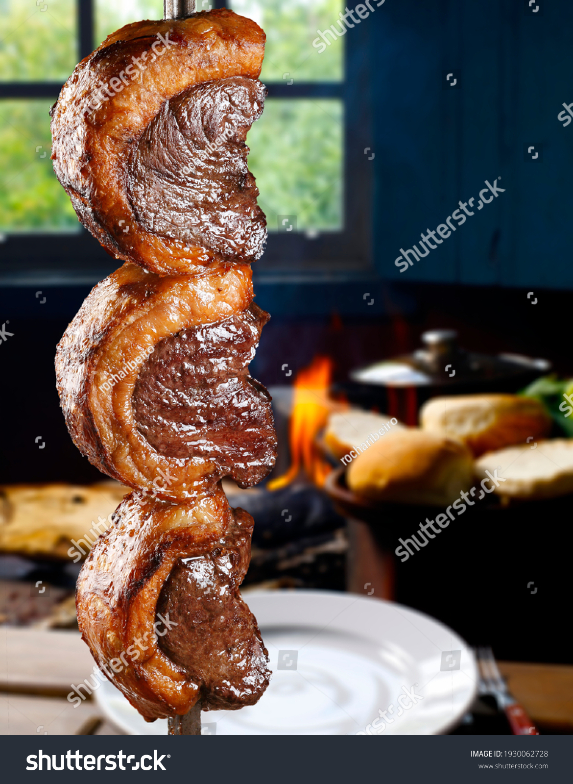 Picanha Traditional Brazilian Beef Cut Royalty Free Stock Photo