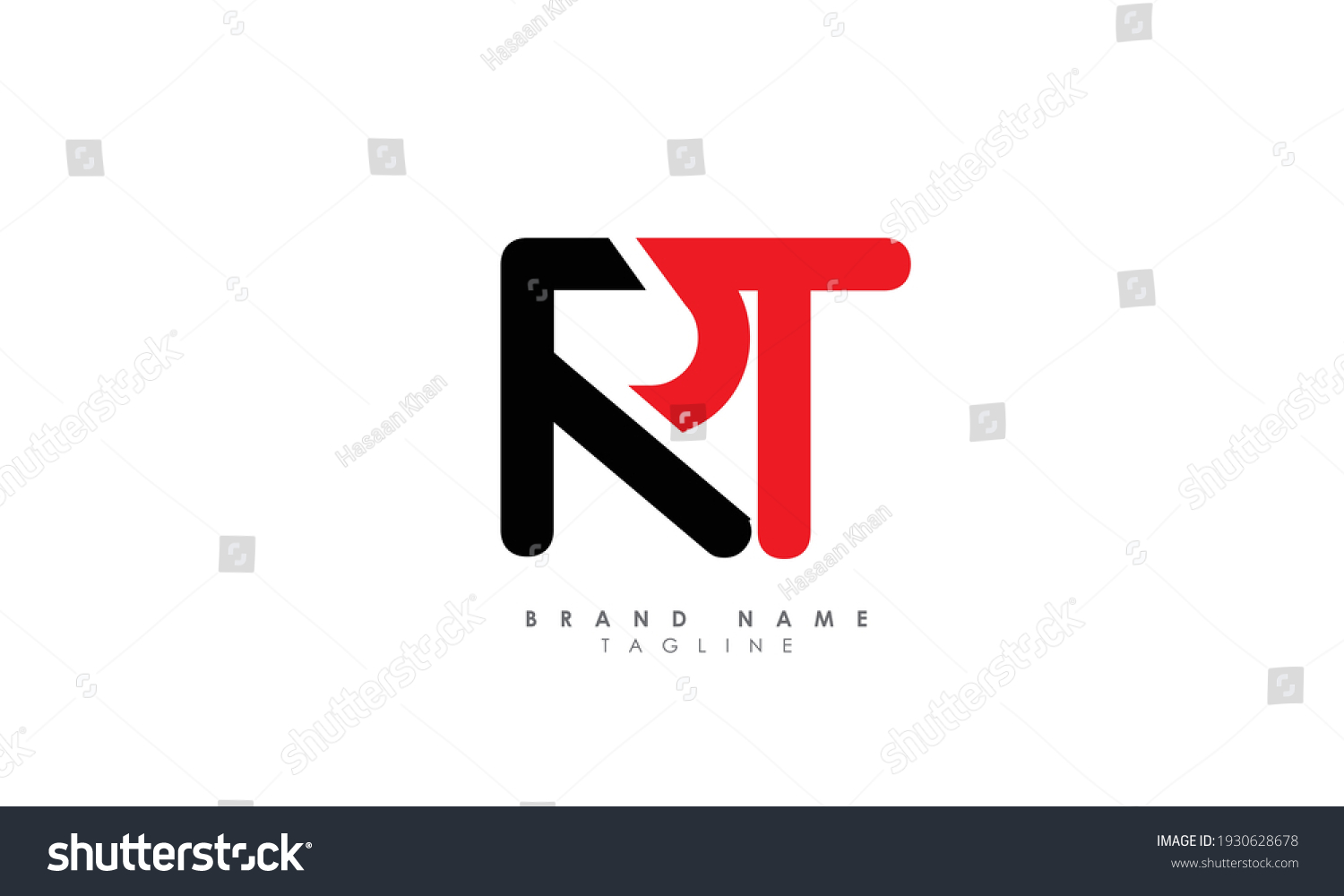 Alphabet Letters Initials Monogram Logo Rt Tr Royalty Free Stock