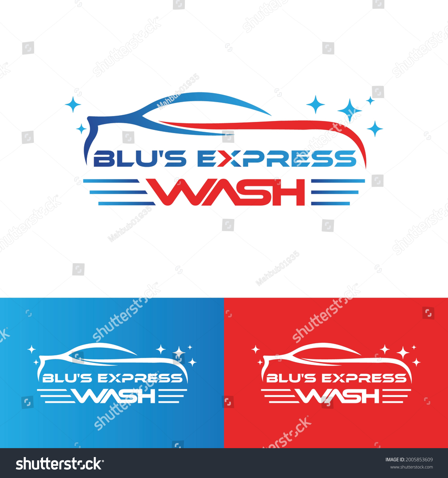 Car Wash Logo Design Template Car Wash Logo Royalty Free Stock