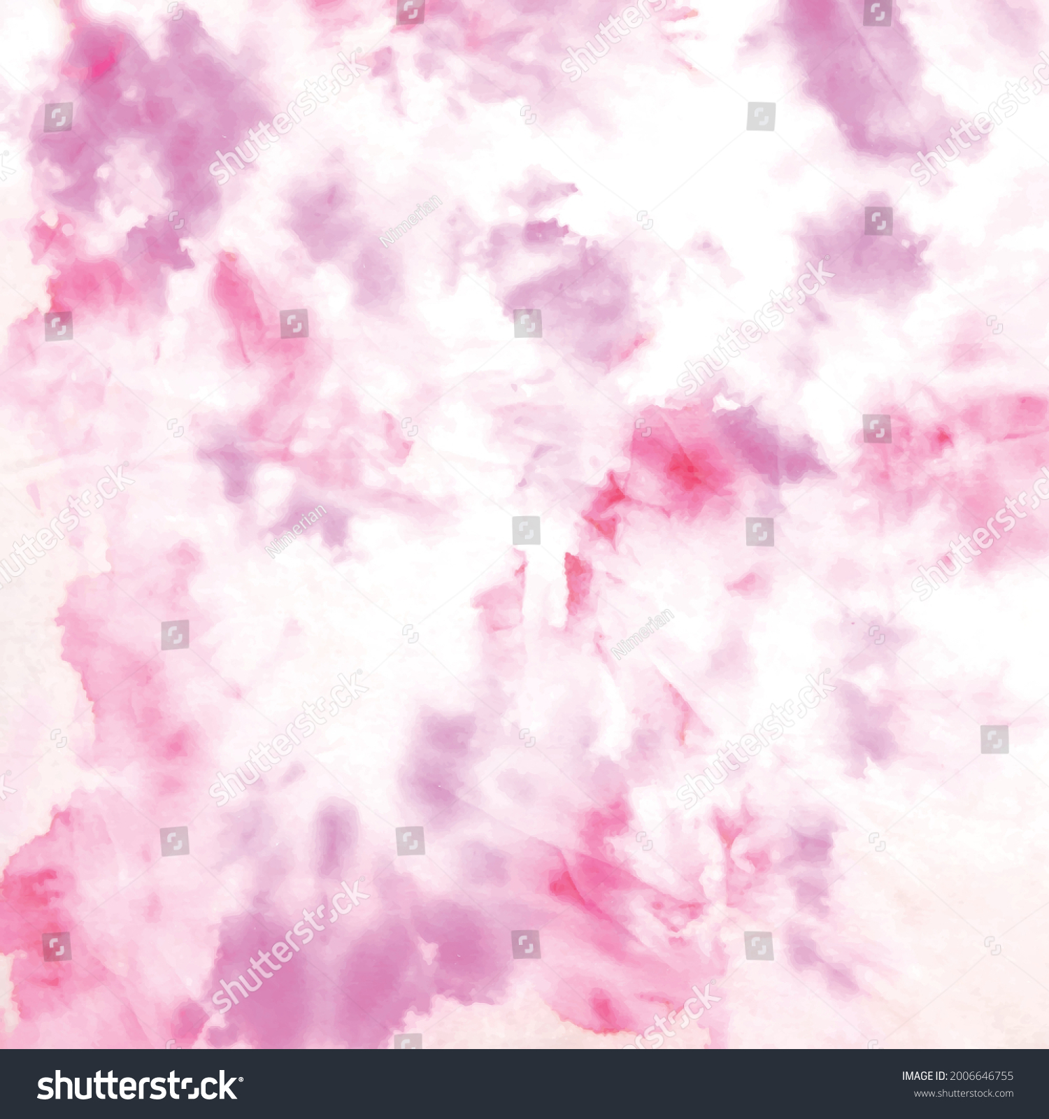 Pink Watercolor Stain Texture Background Royalty Free Stock Vector