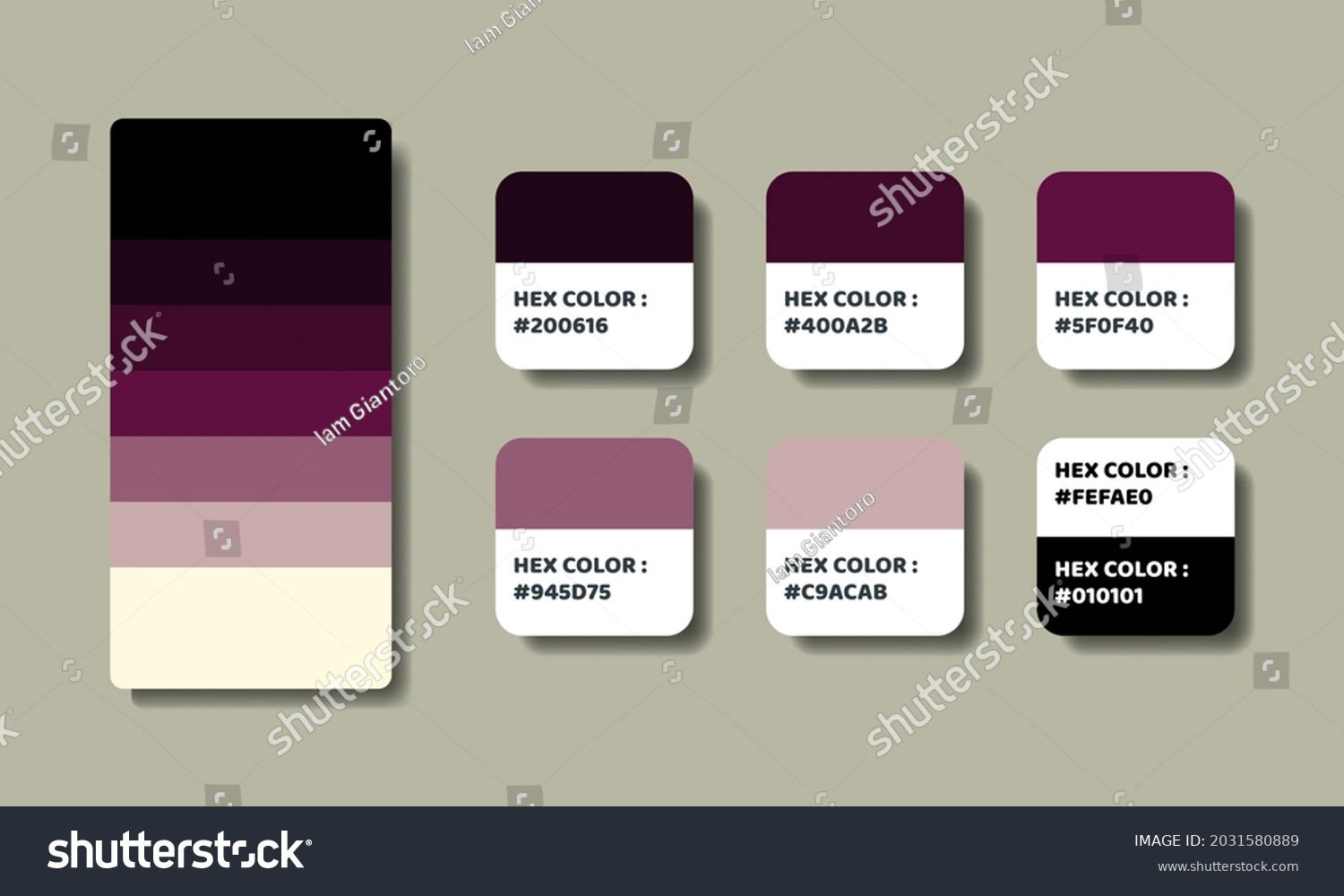 Pantone Color Guide Palette Catalog Samples Royalty Free Stock Vector