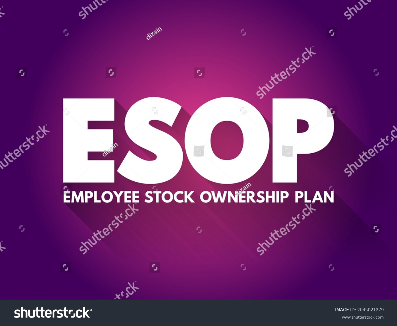 Esop Employee Stock Ownership Plan Employee Royalty Free Stock