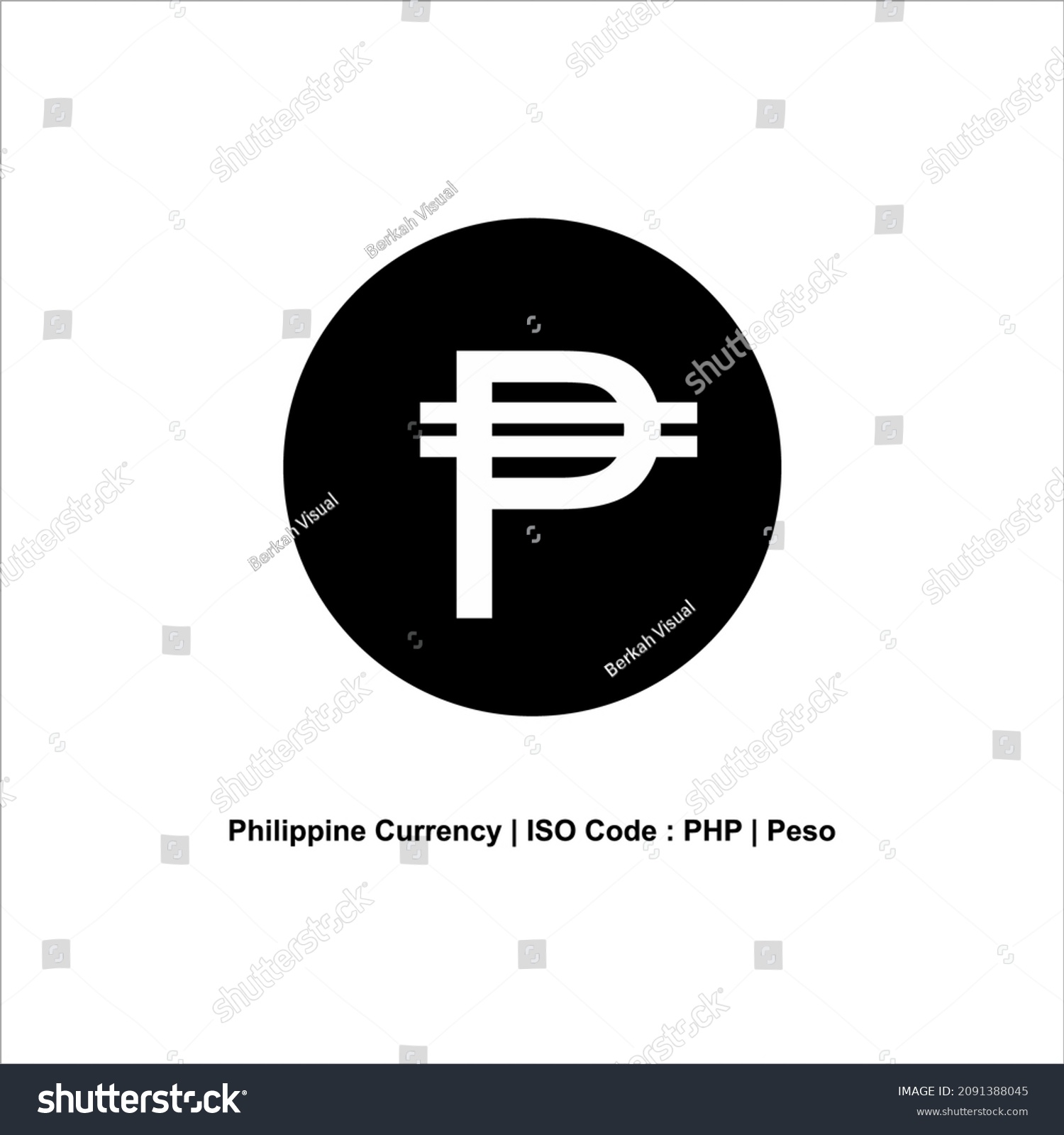 Philippine Currency Symbol Philippine Peso Icon Royalty Free Stock