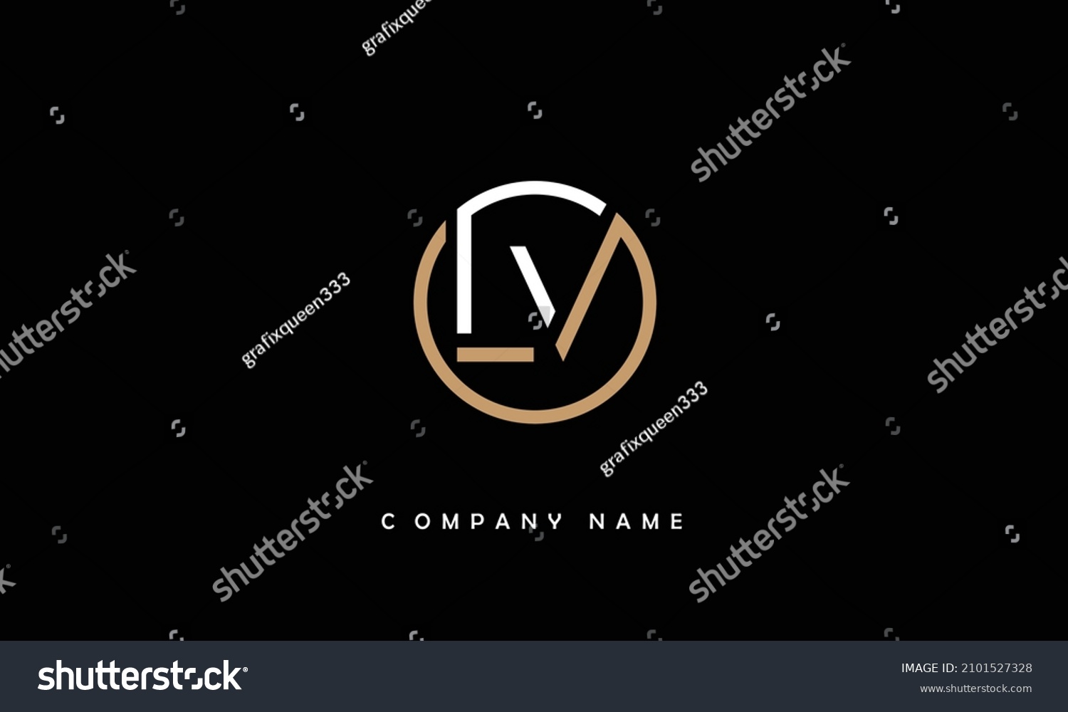 Lv Vl Alphabets Letters Logo Monogram Royalty Free Stock Vector