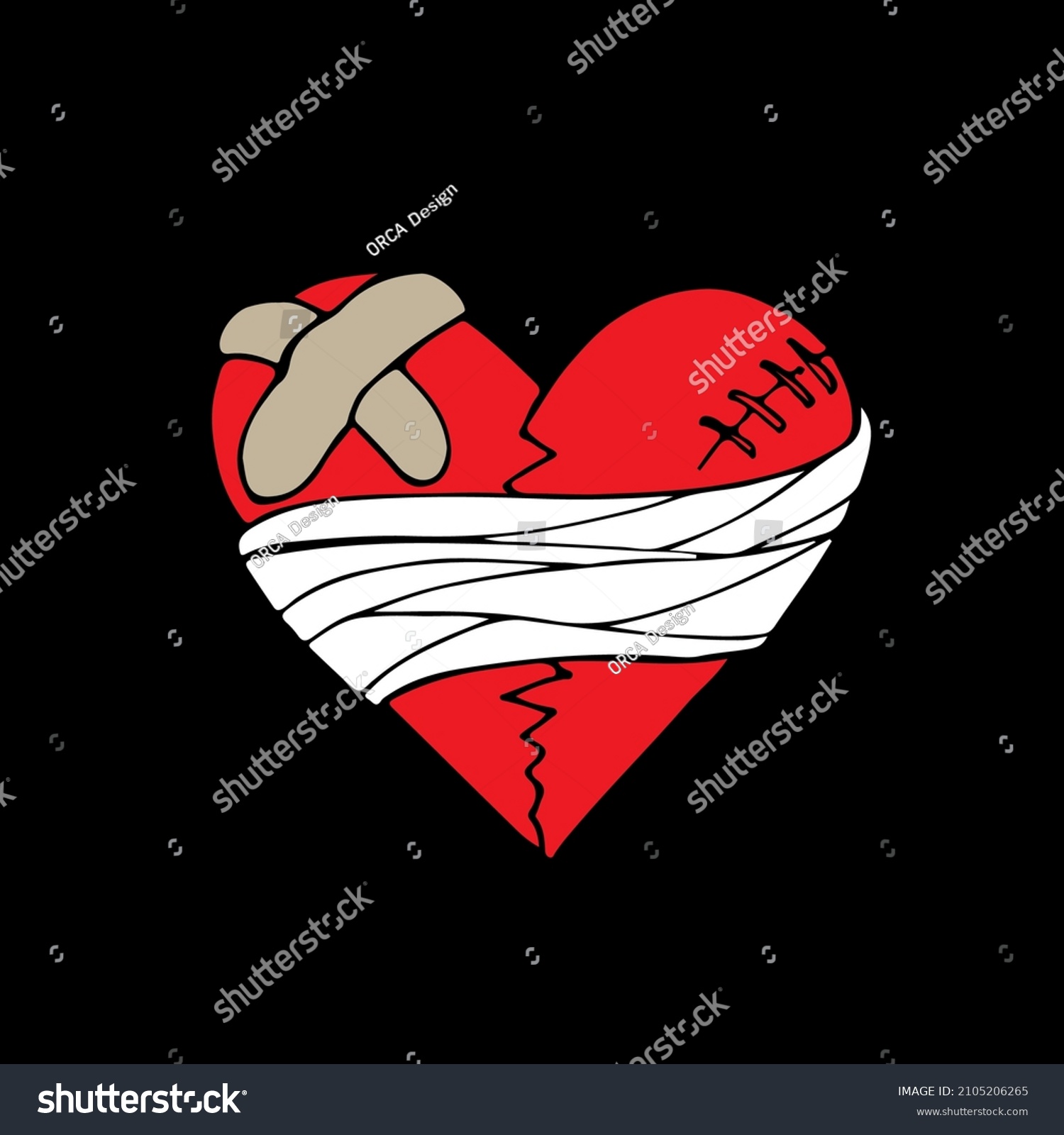 Broken Heart Clipart Heart Injury Heart Injury Royalty Free Stock