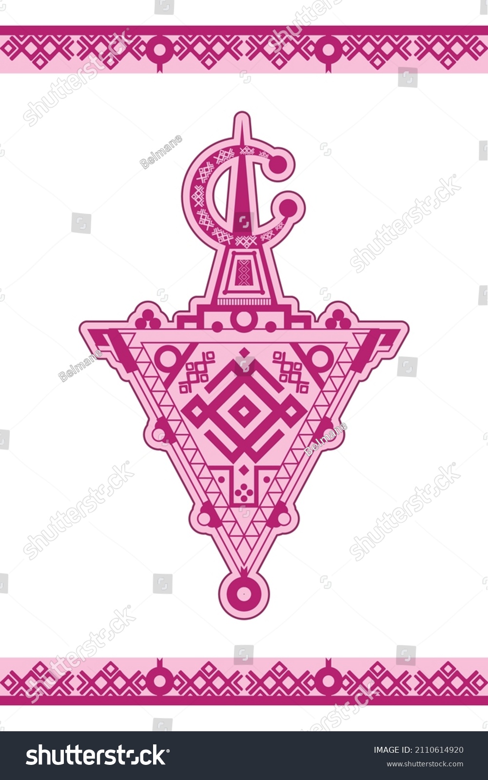 Tazerzit Vector Illustration The Symbol Of Royalty Free Stock Vector