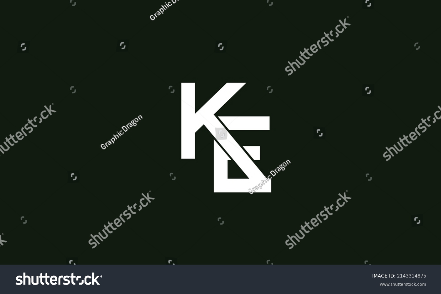 Alphabet Letters Initials Monogram Logo KE EK Royalty Free Stock