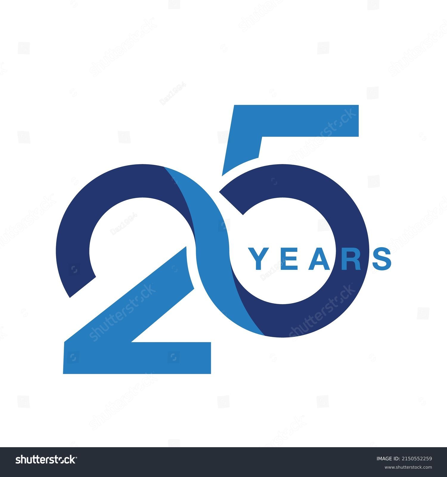 Years Anniversary Silver Jubilee Seamless Royalty Free Stock