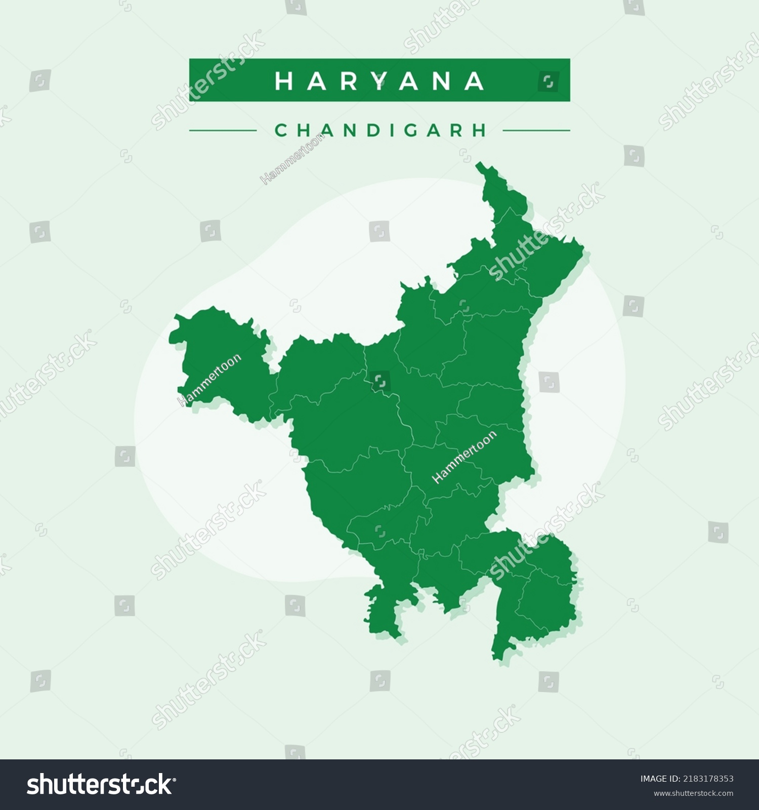 National Map Of Haryana Haryana Map Vector Royalty Free Stock