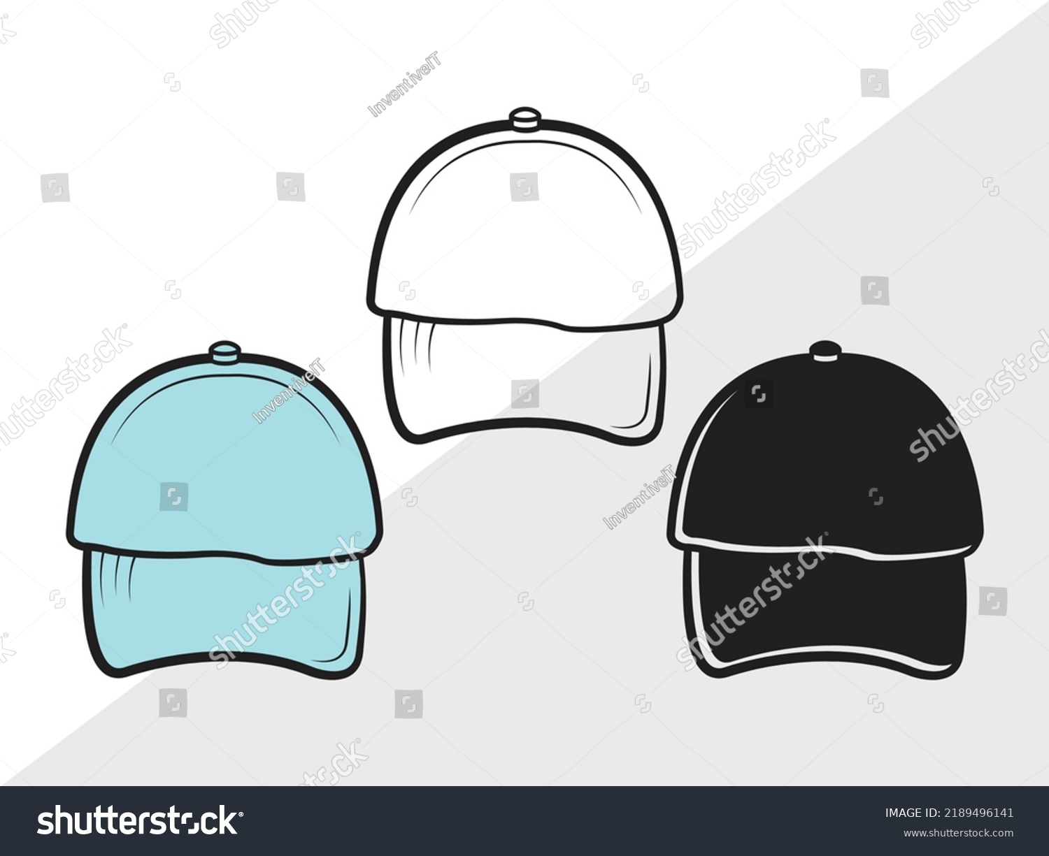 Baseball Hat Clipart Svg Printable Vector Royalty Free Stock Vector