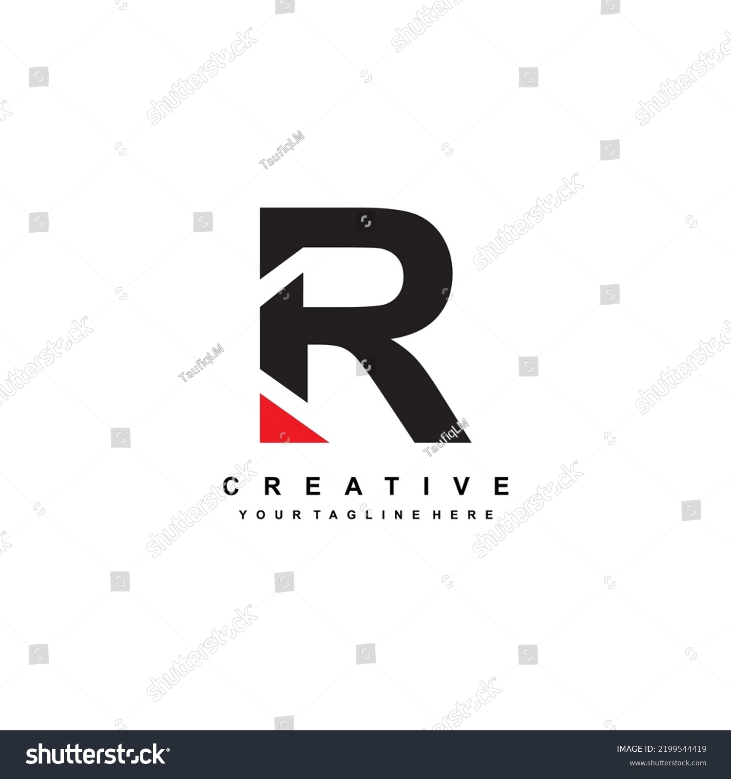 Abstract Letter R Logo Letter R Logo Template Royalty Free Stock