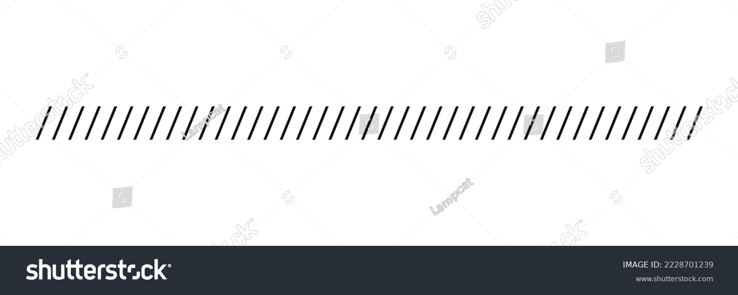 Slash Line Border With Diagonal Lines Angle Of Royalty Free Stock