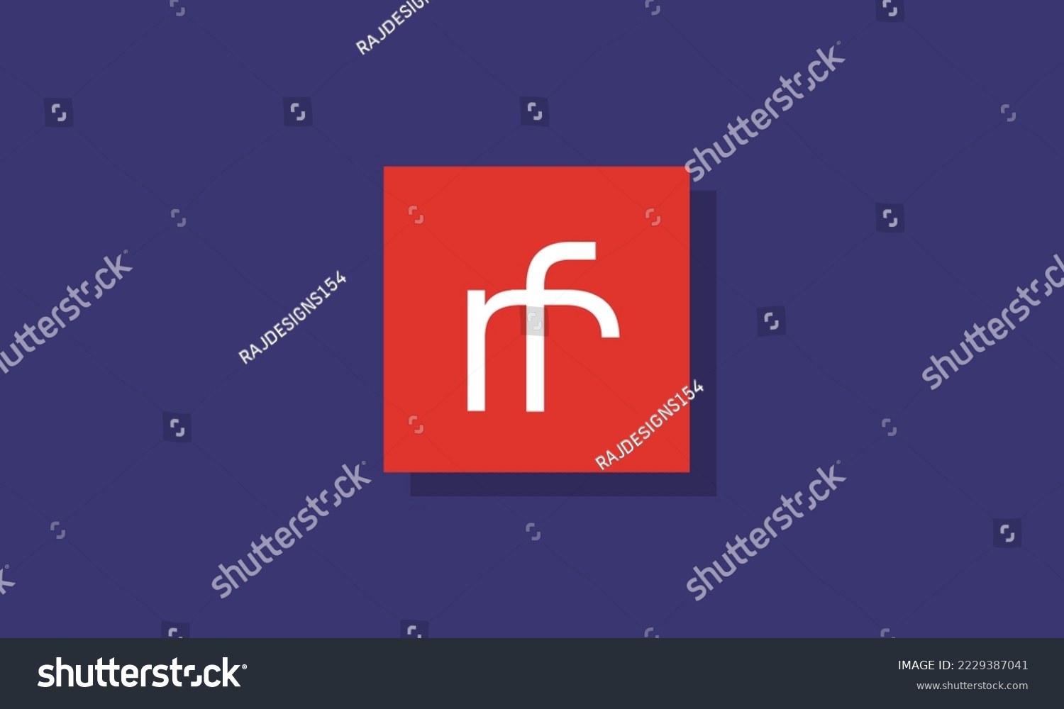 Alphabet Letters Initials Monogram Logo Rf Fr Royalty Free Stock