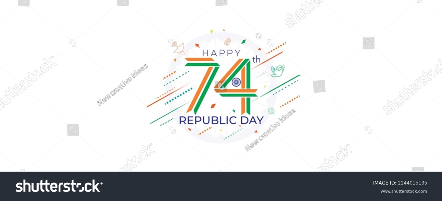 Republic Day Of India Background Happy Th Royalty Free Stock