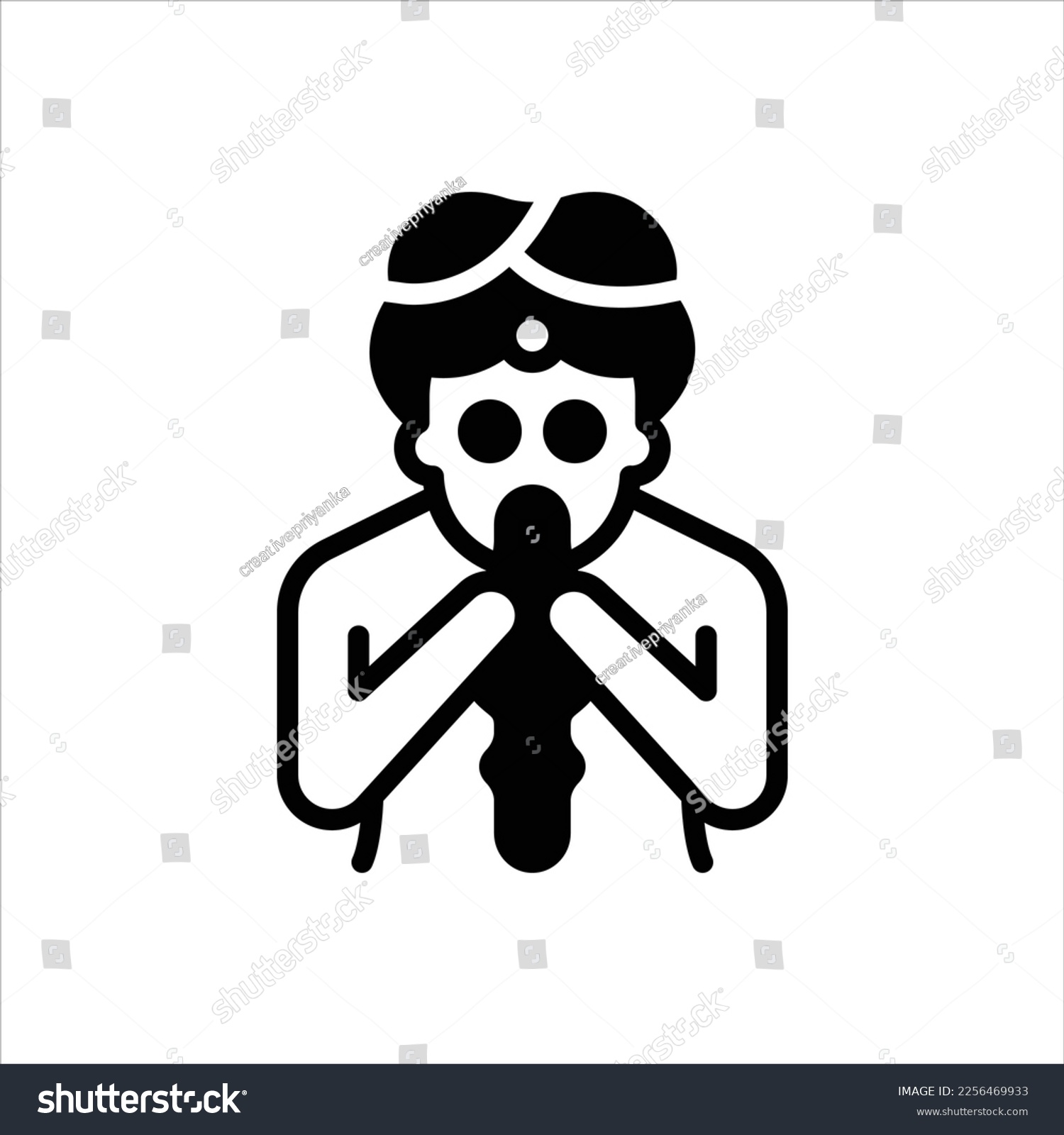 Vector Black Icon For Harper Royalty Free Stock Vector