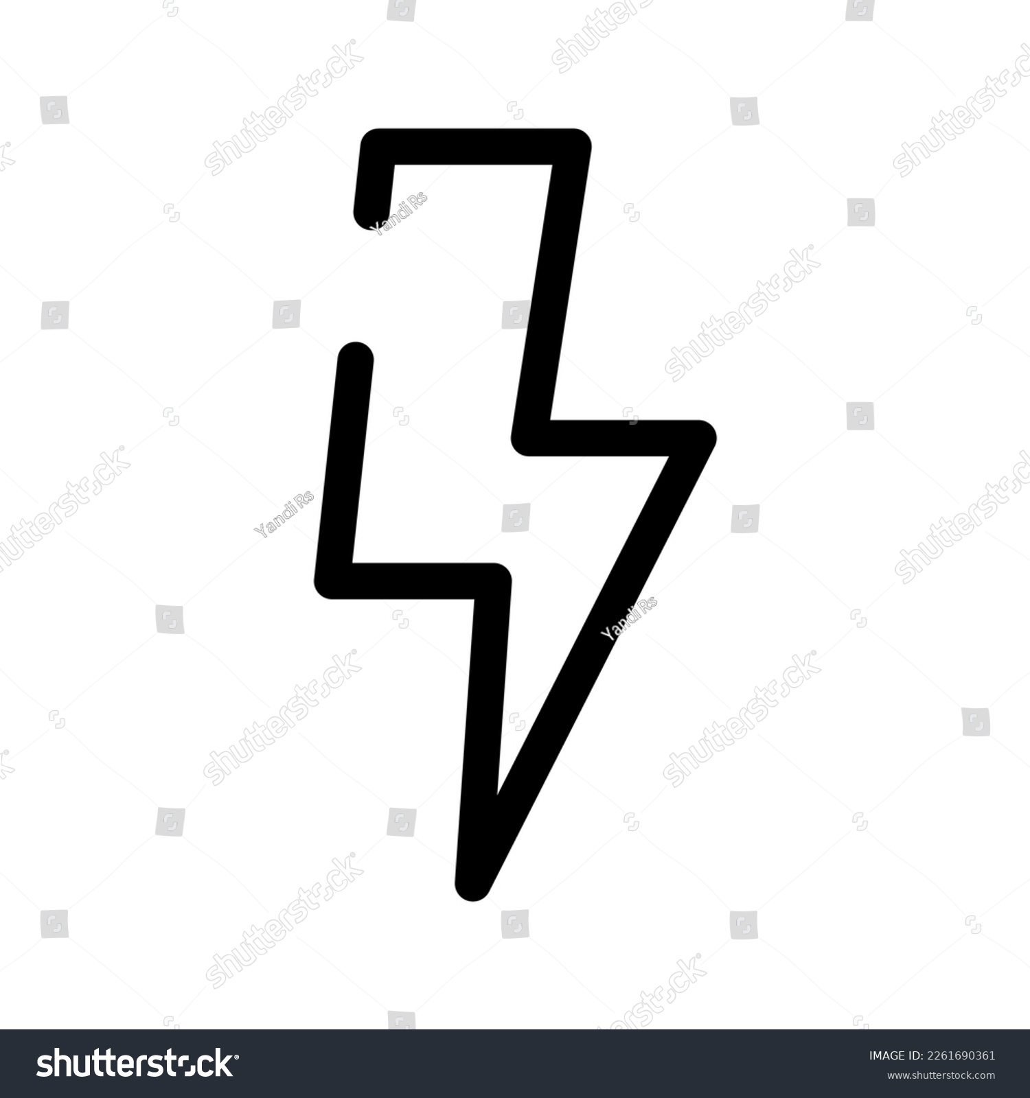 Energy Icon Vector Symbol Design Illustration Royalty Free Stock