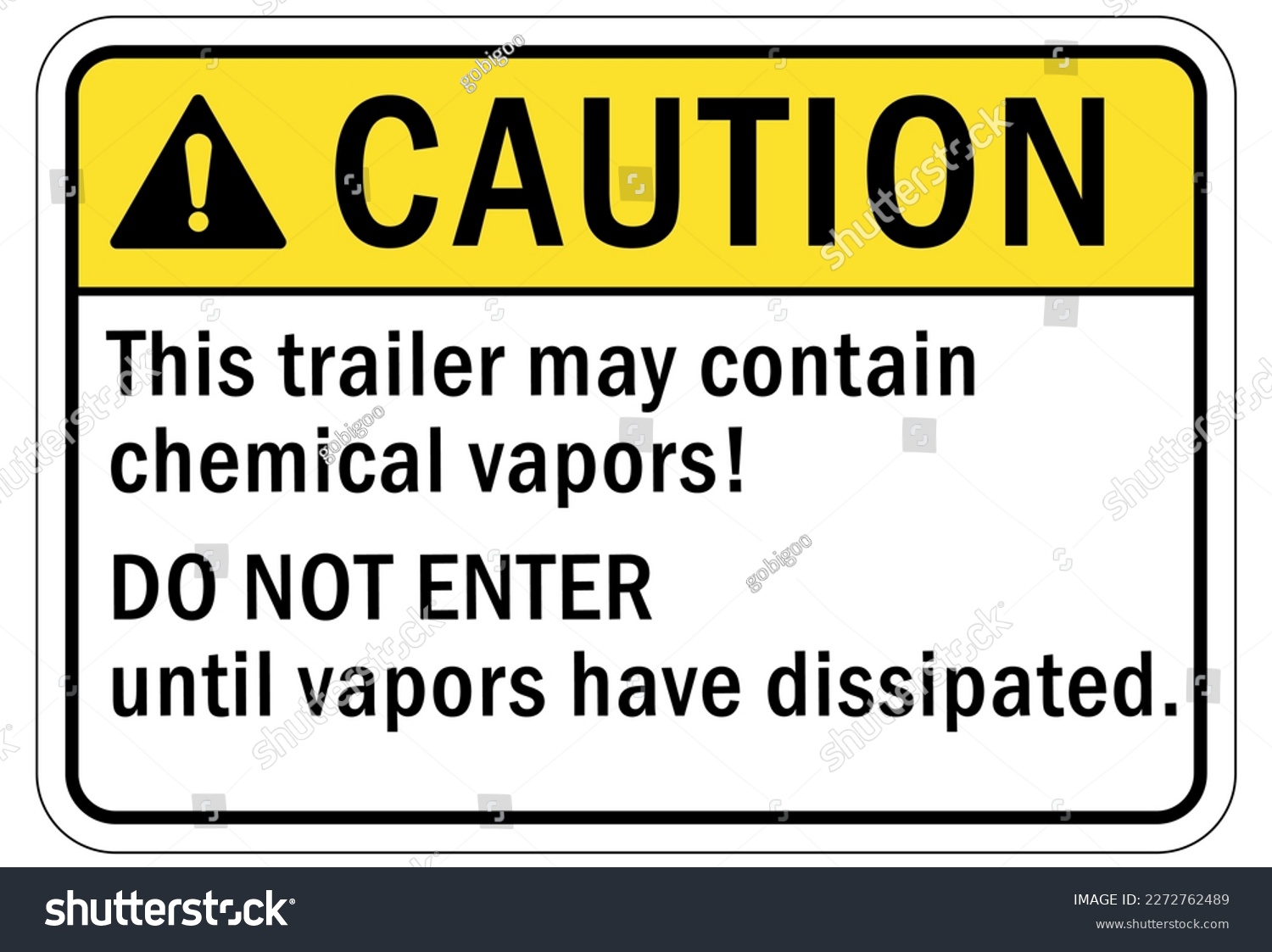 Hazardous Fumes Sign And Labels Royalty Free Stock Vector