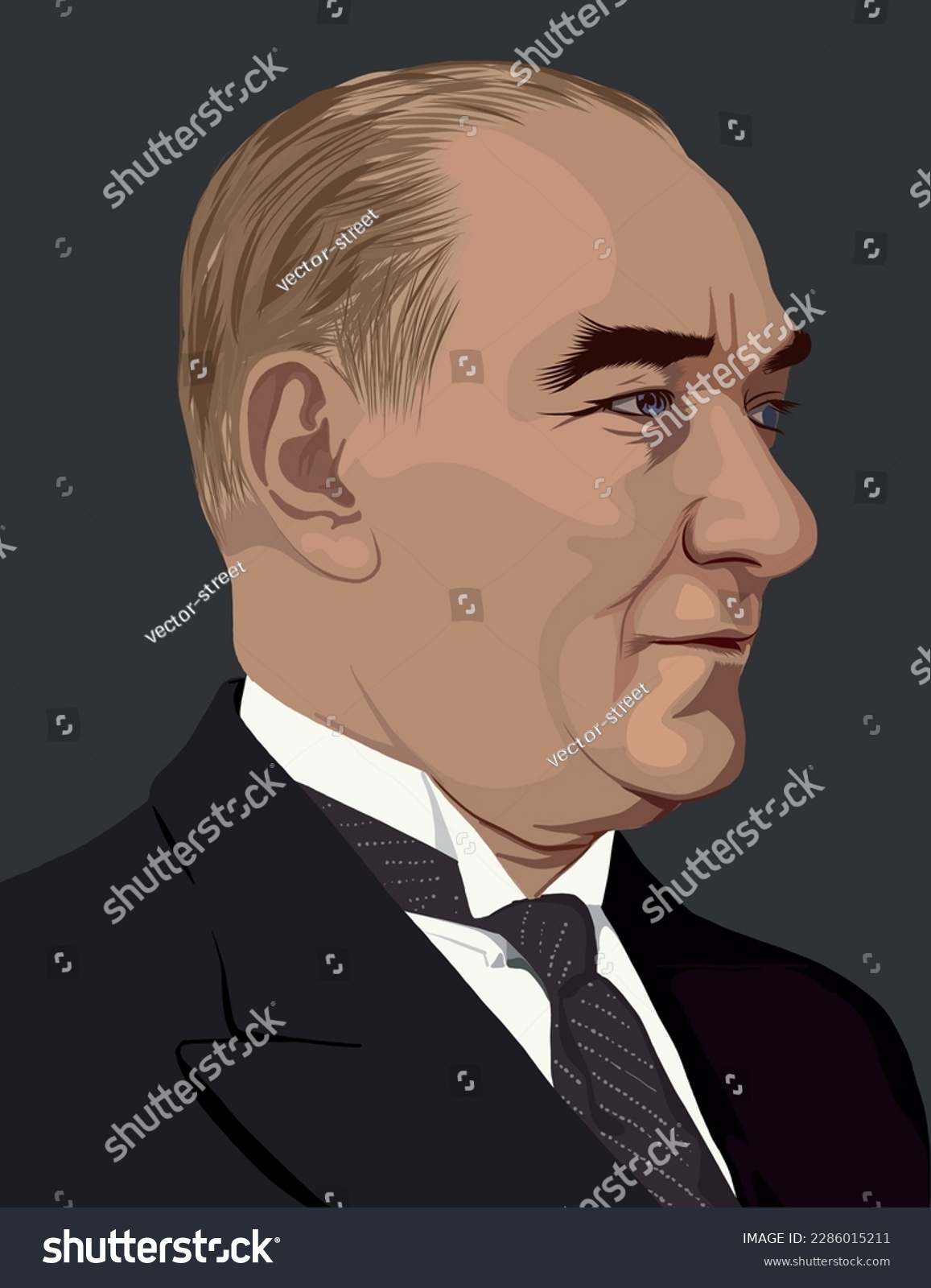 Mustafa Kemal Ataturk Founder Of The Turkish Royalty Free Stock